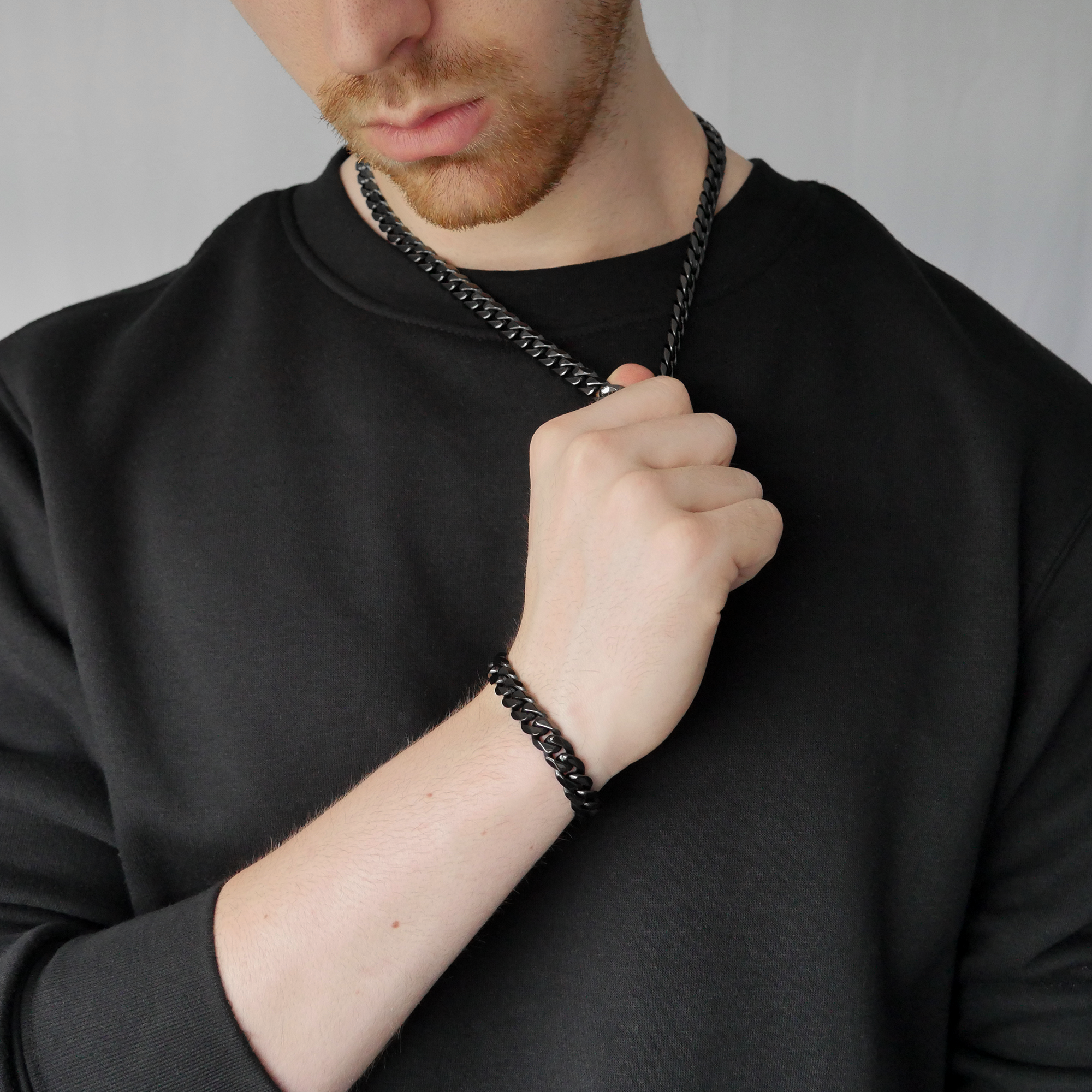 Cuban Chain & Bracelet Set (10MM)