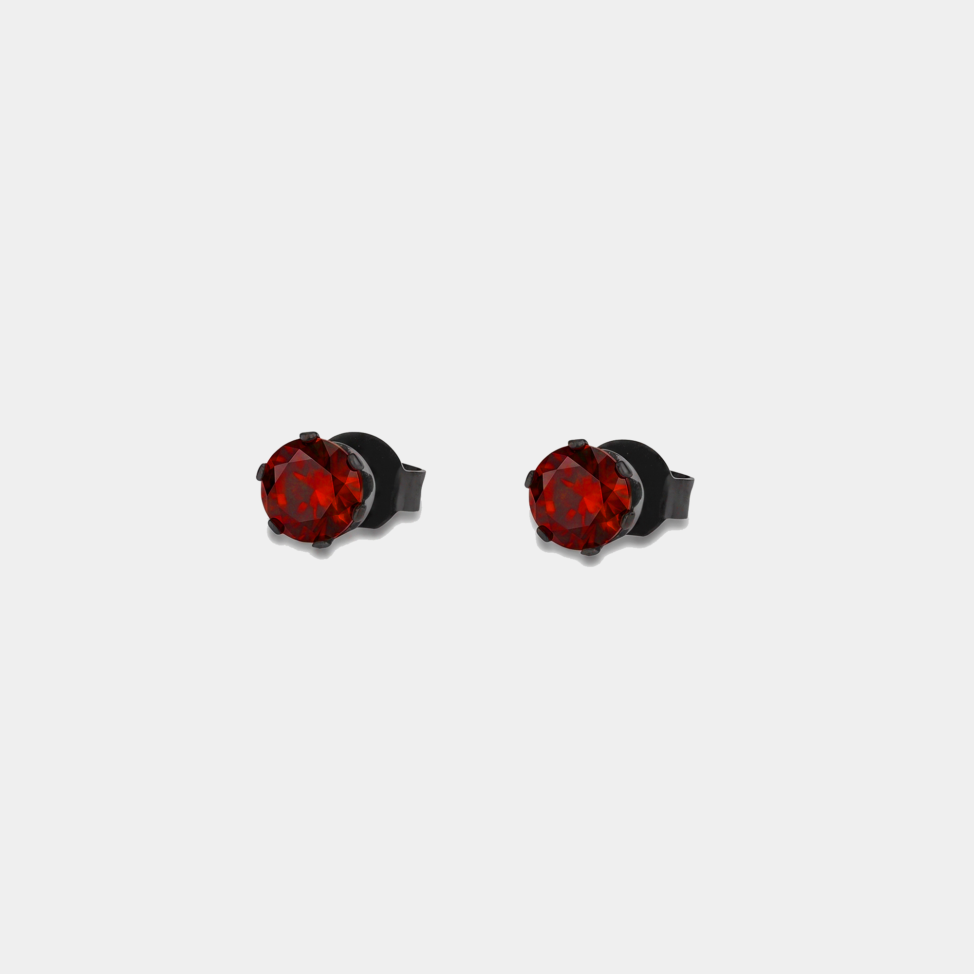 Ember Round Gemstone Studs (5mm)
