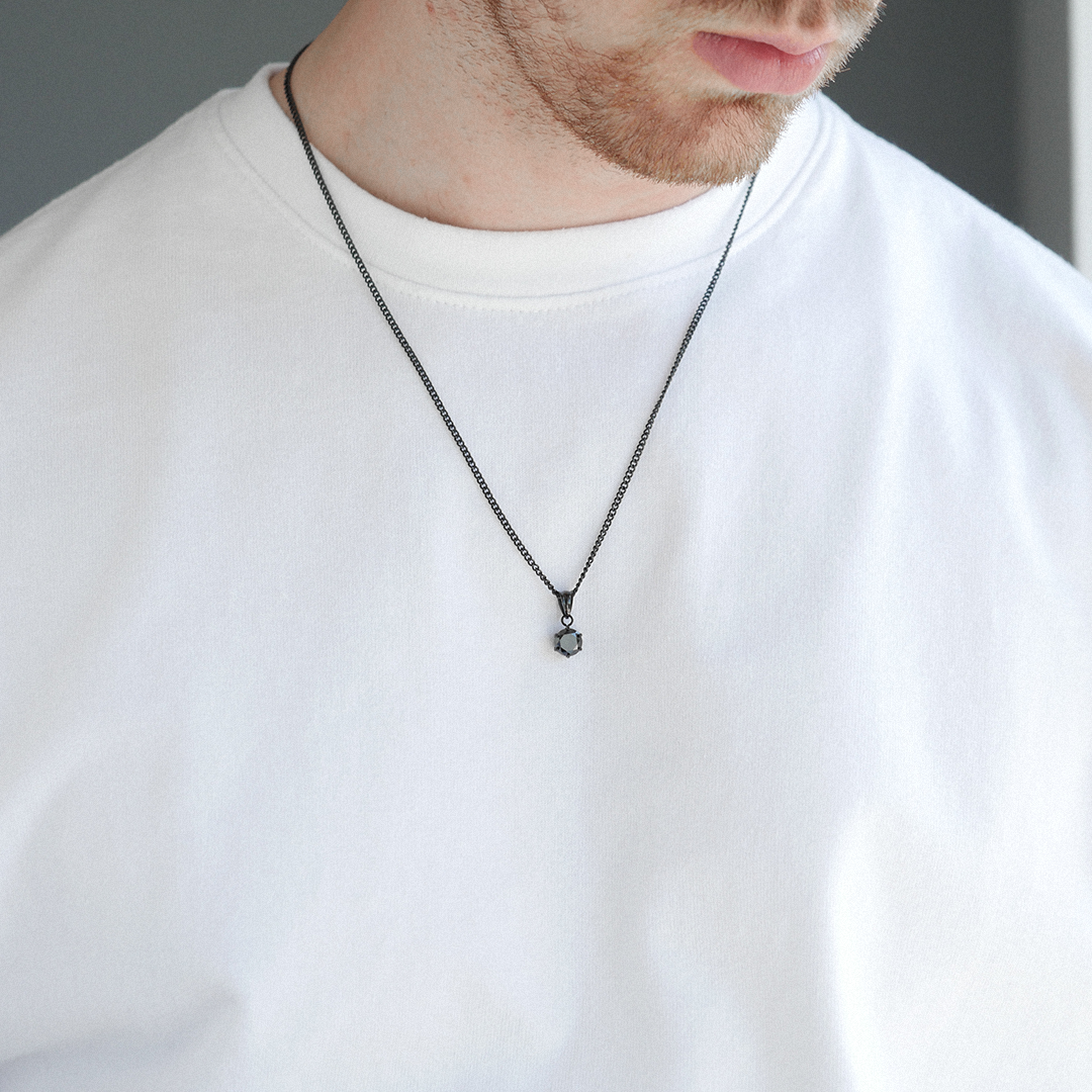 Round Gemstone Pendant