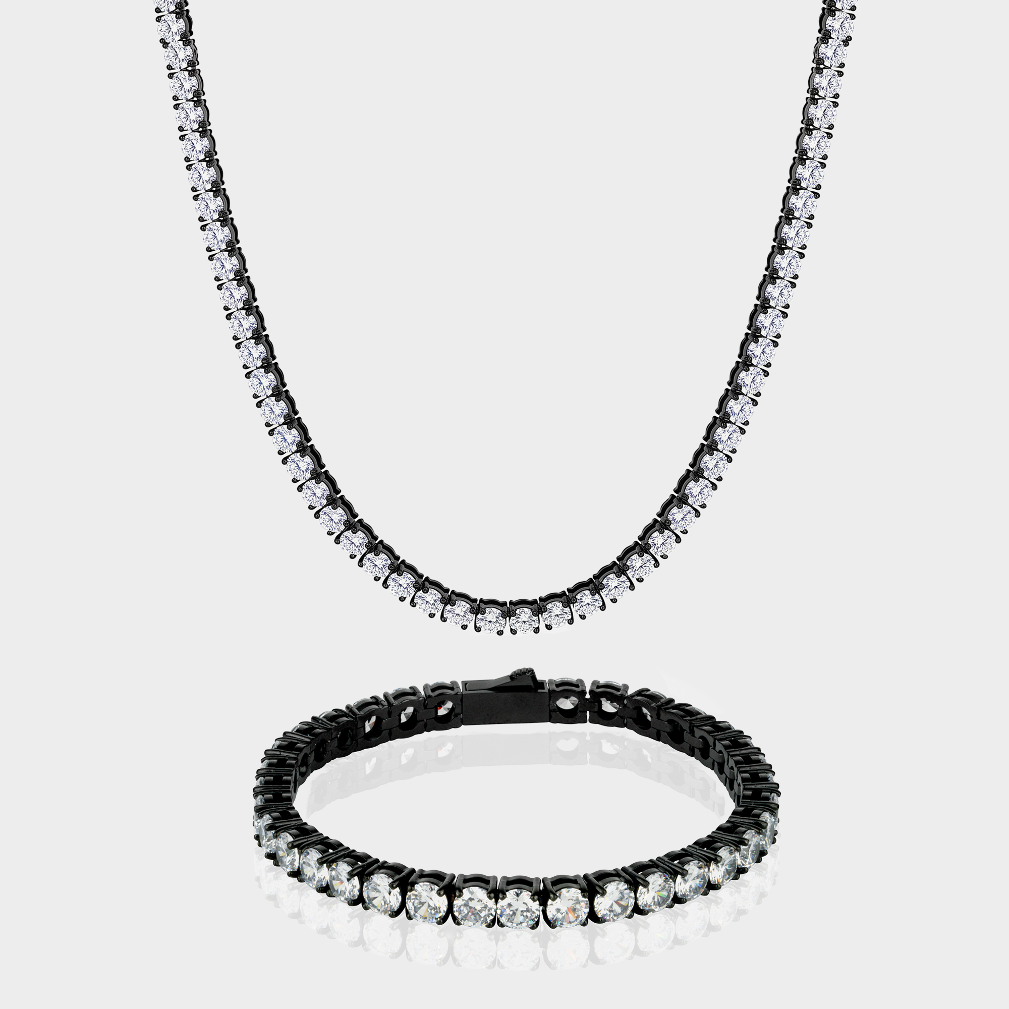 Eternal Tennis Chain & Bracelet Set (5mm)