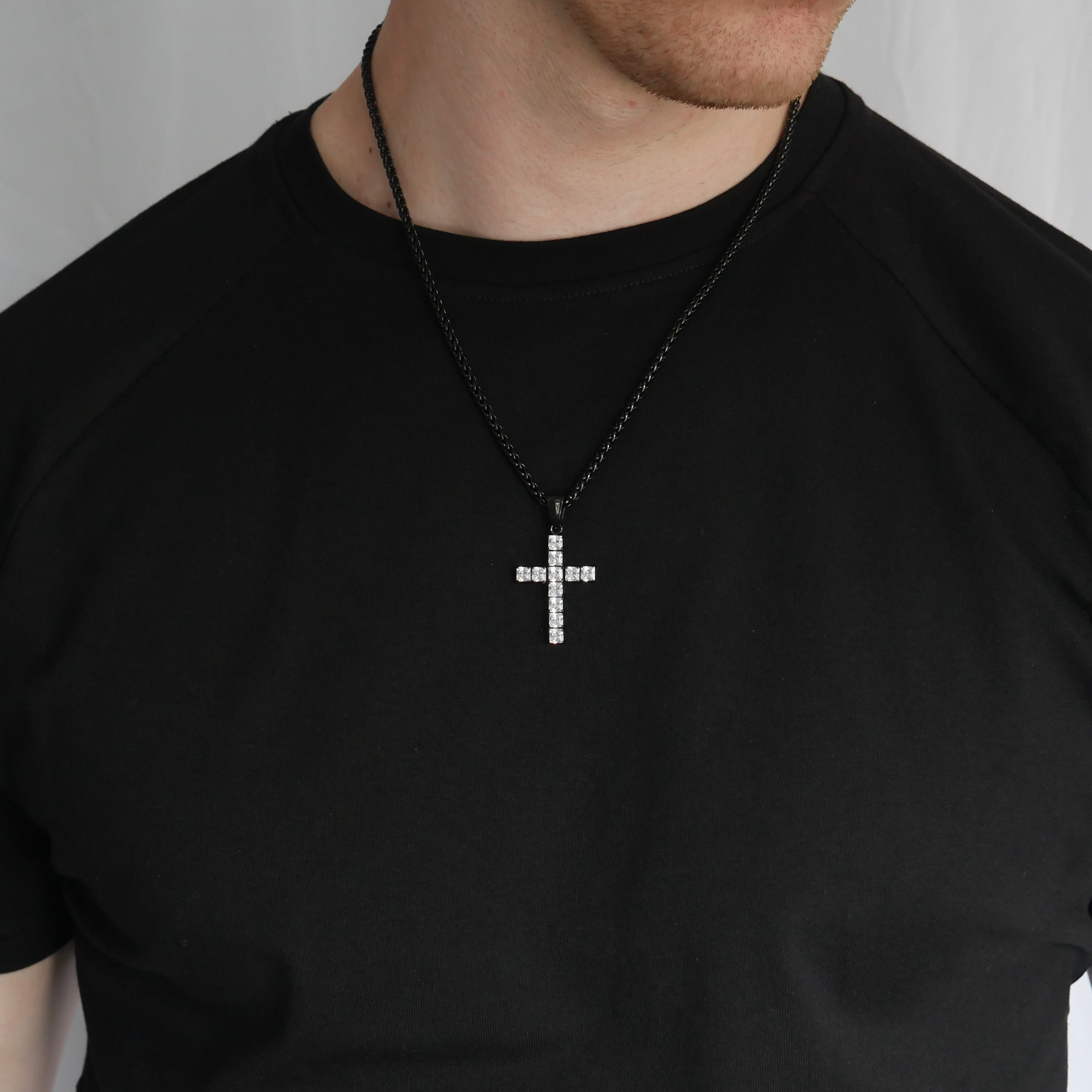 Eternal Gemstone Cross Pendant