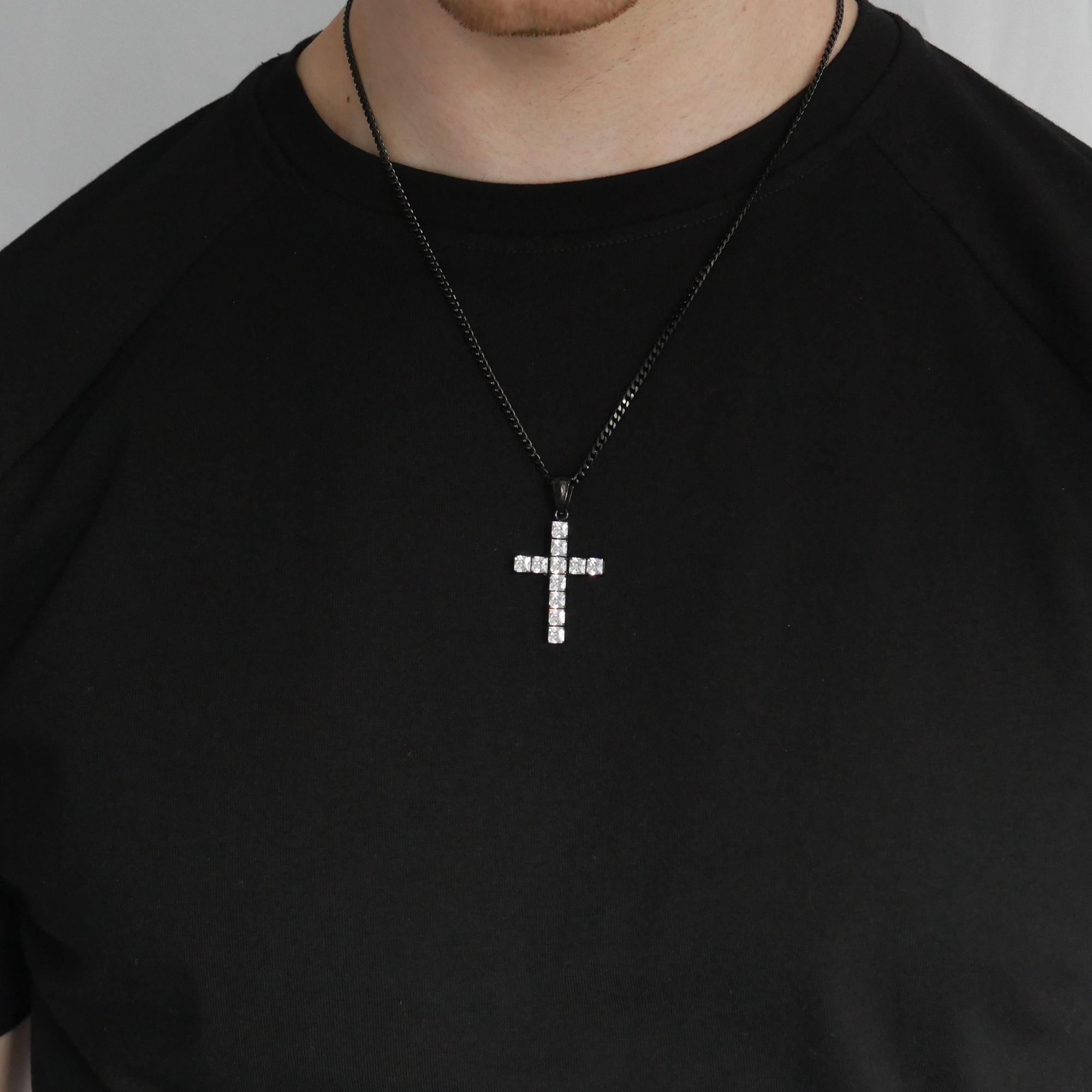 Eternal Gemstone Cross Pendant