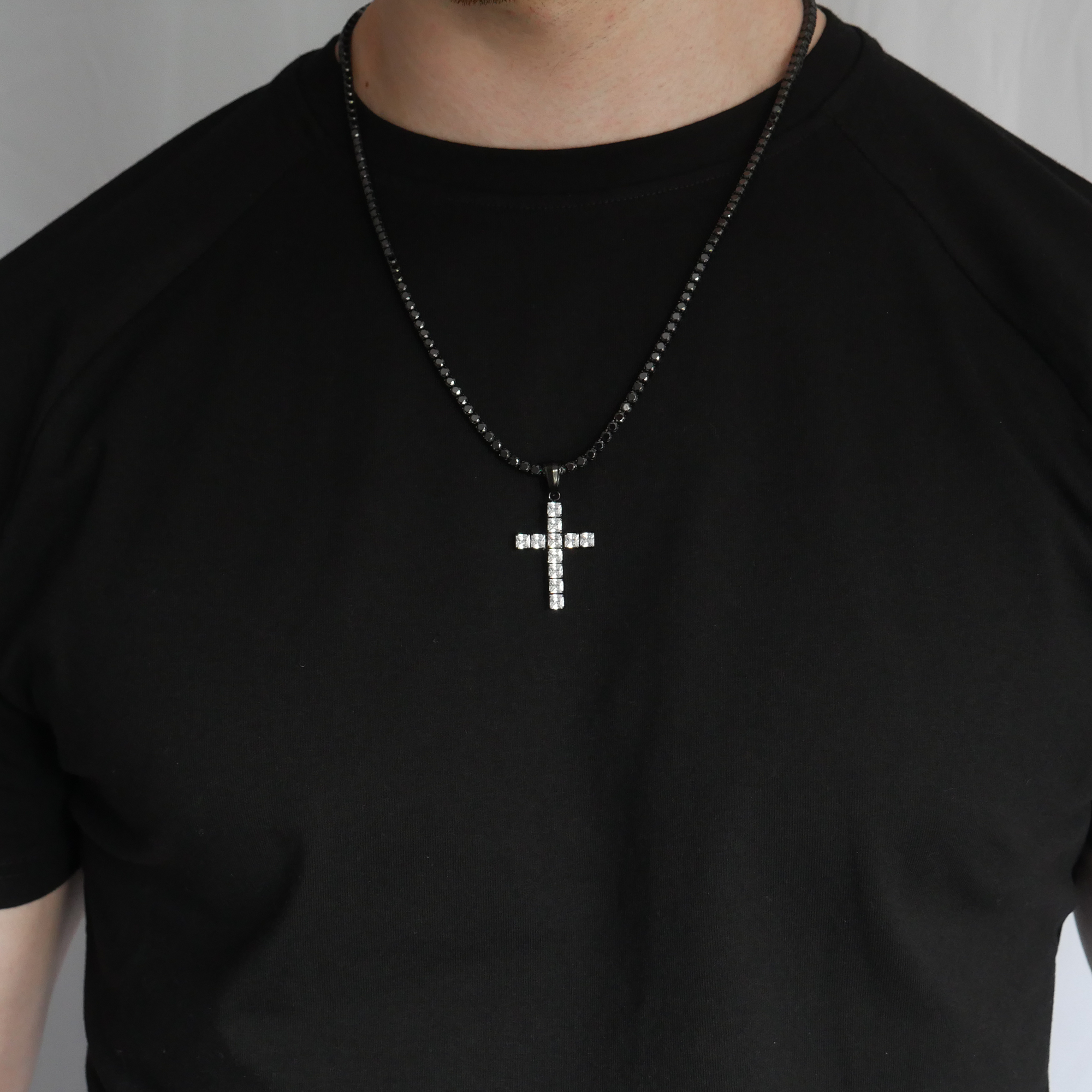 Eternal Gemstone Cross Pendant