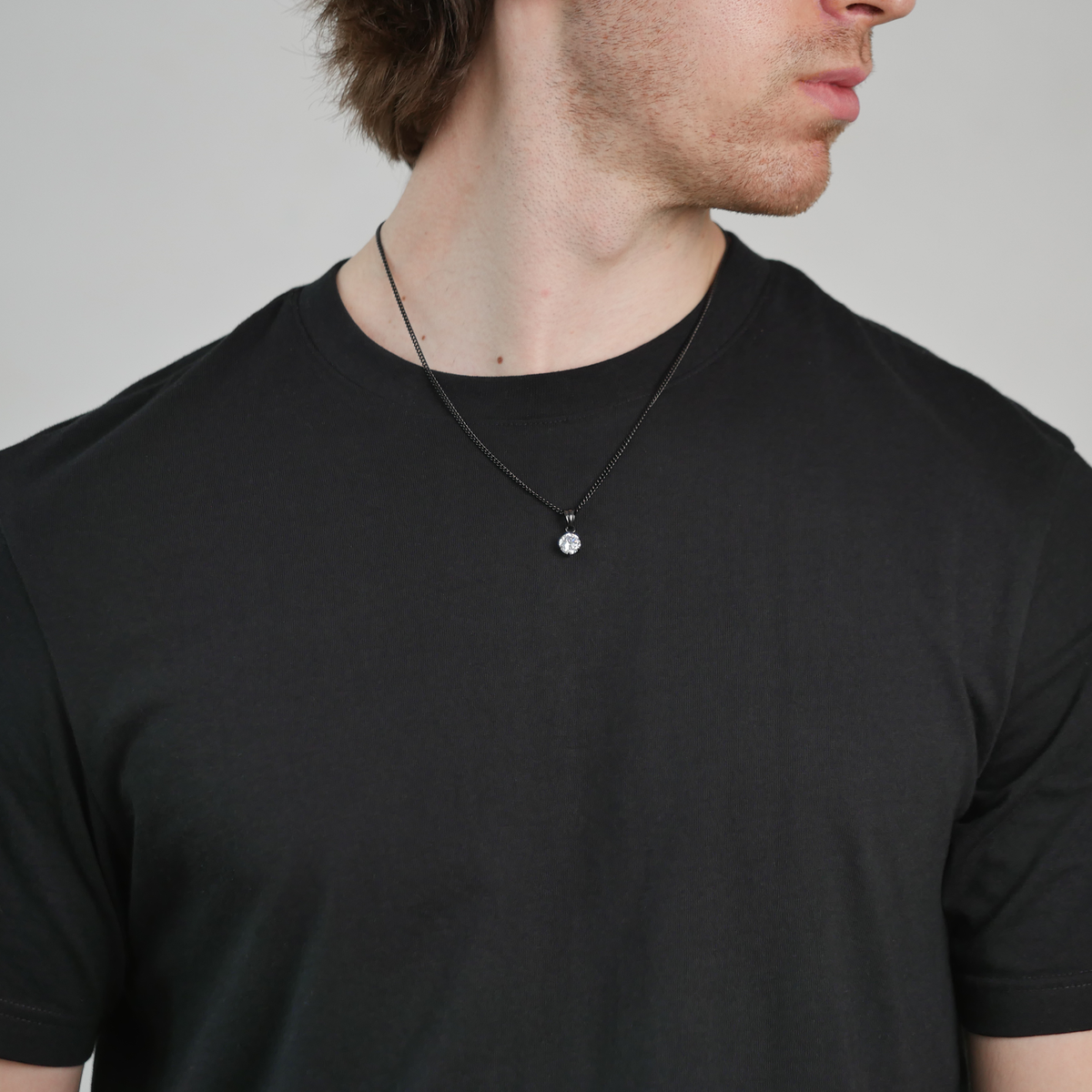 Eternal Round Gemstone Pendant