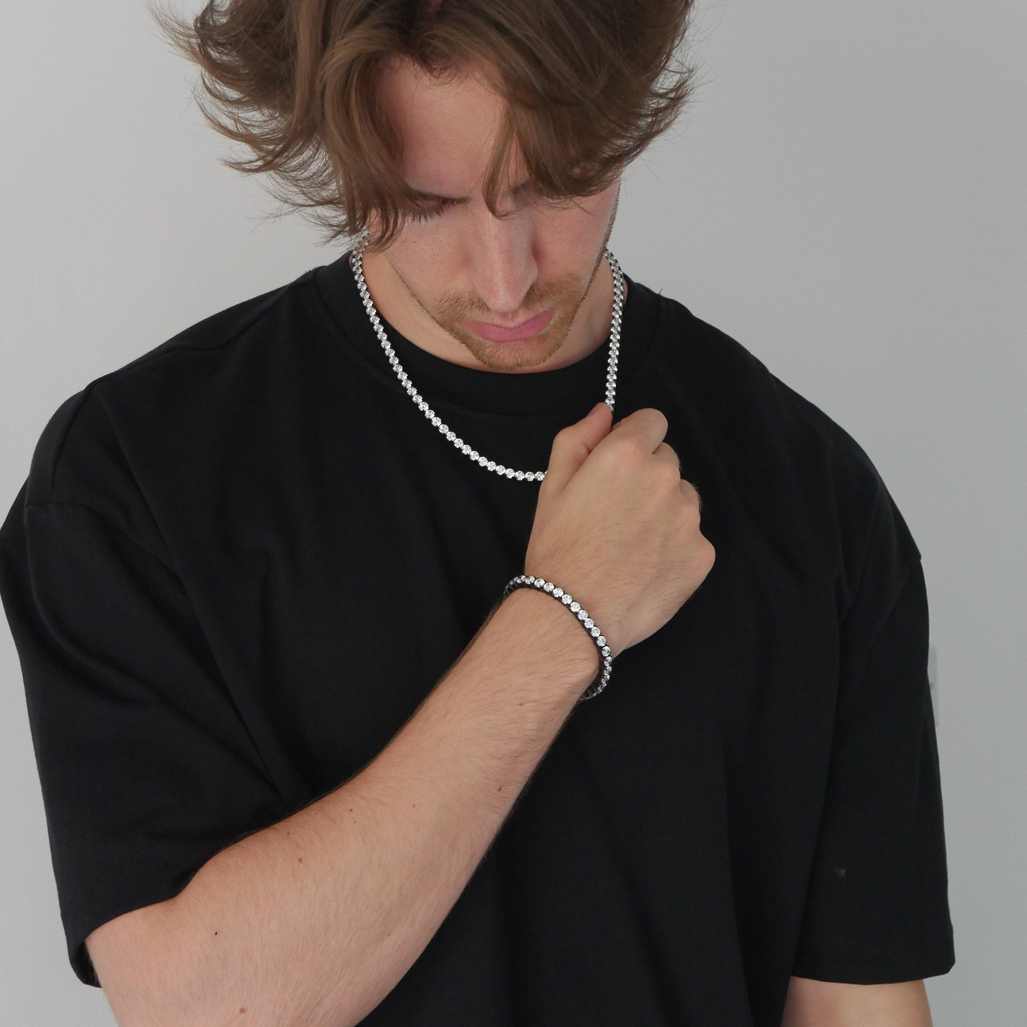 Eternal Tennis Chain & Bracelet Set (5mm)