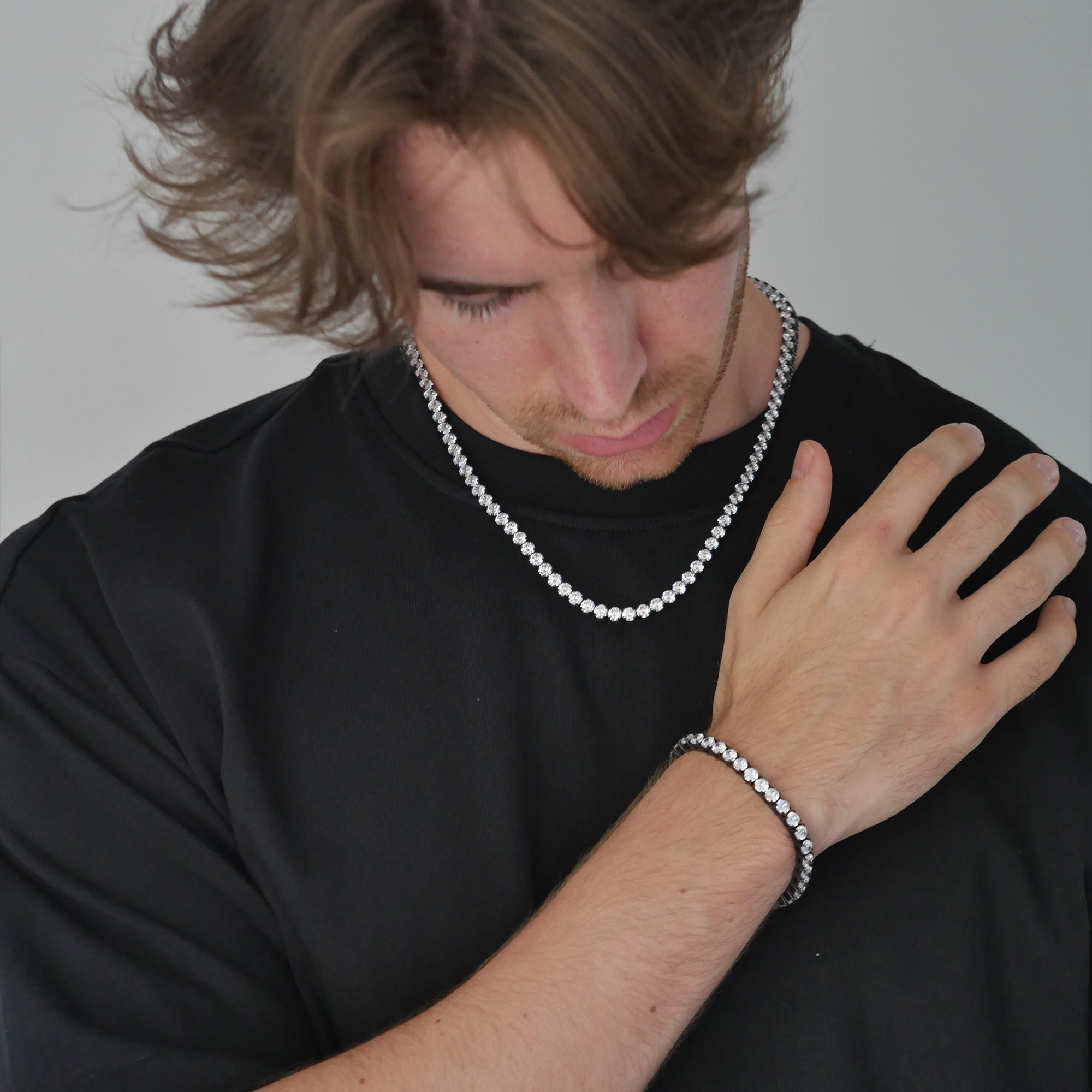 Eternal Tennis Chain & Bracelet Set (5mm)
