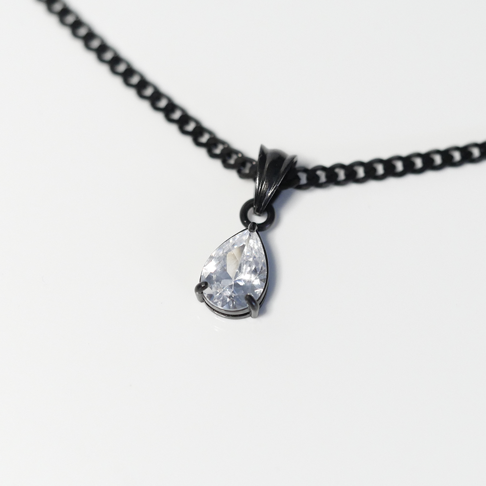 Eternal Teardrop Gemstone Pendant