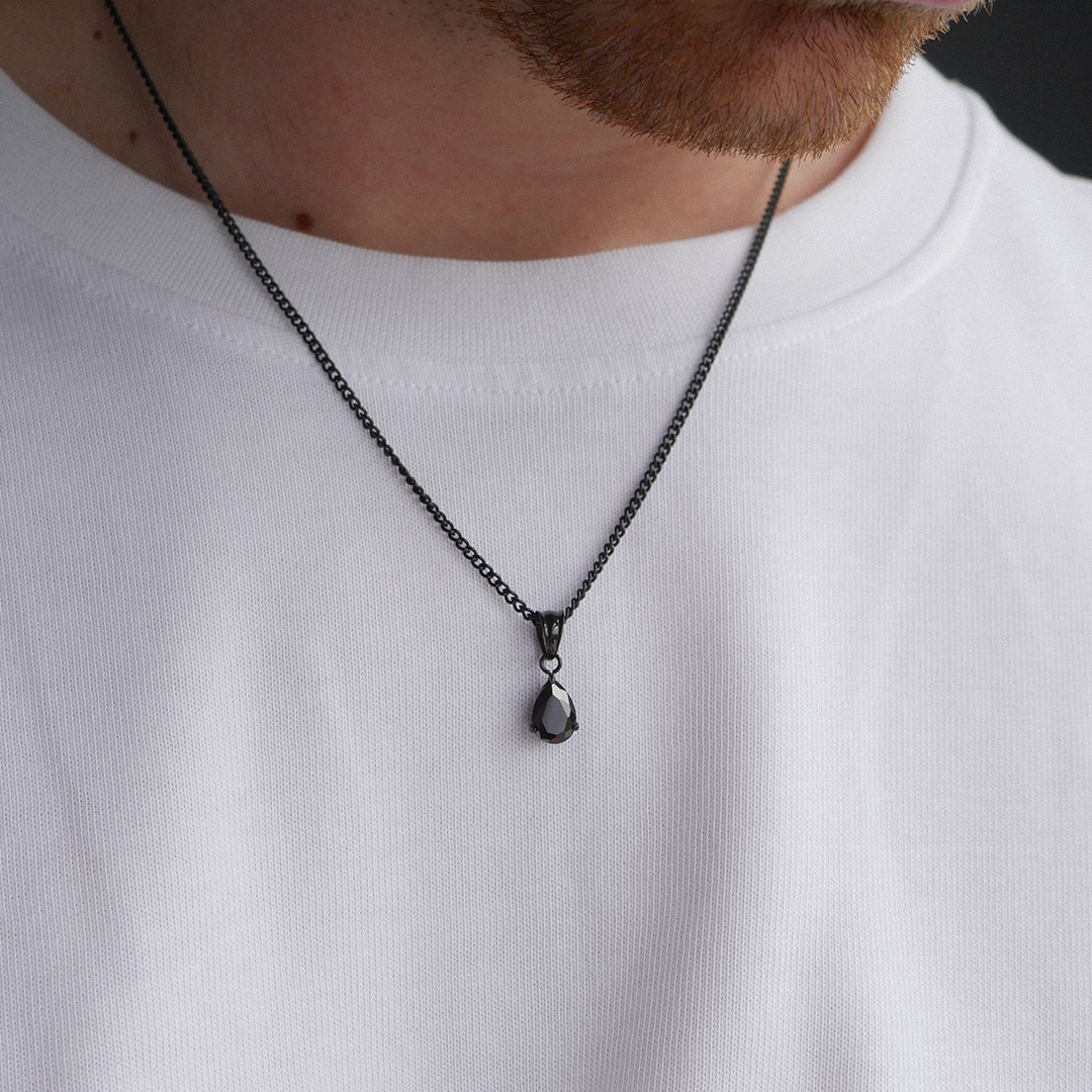 Teardrop Gemstone Pendant