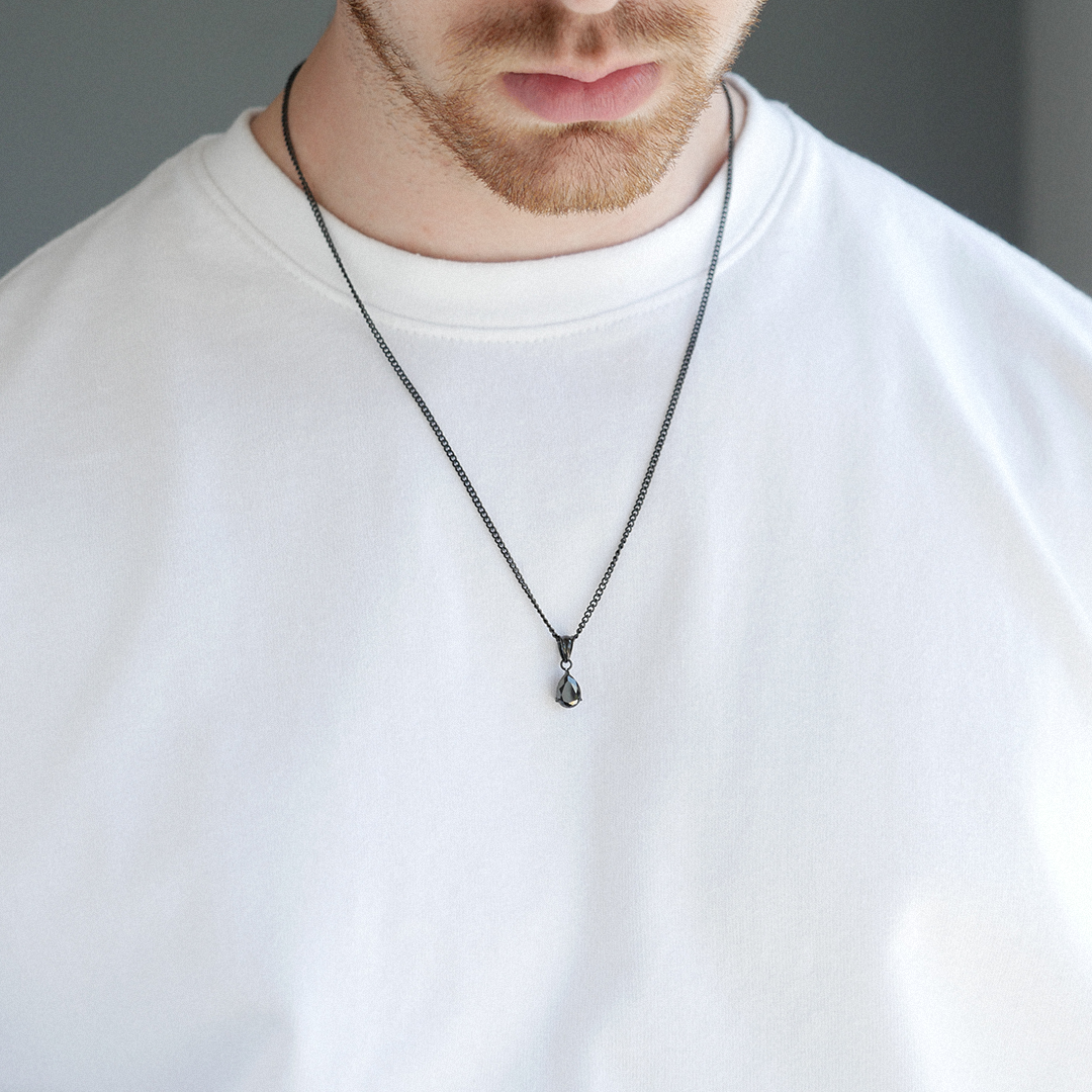 Teardrop Gemstone Pendant