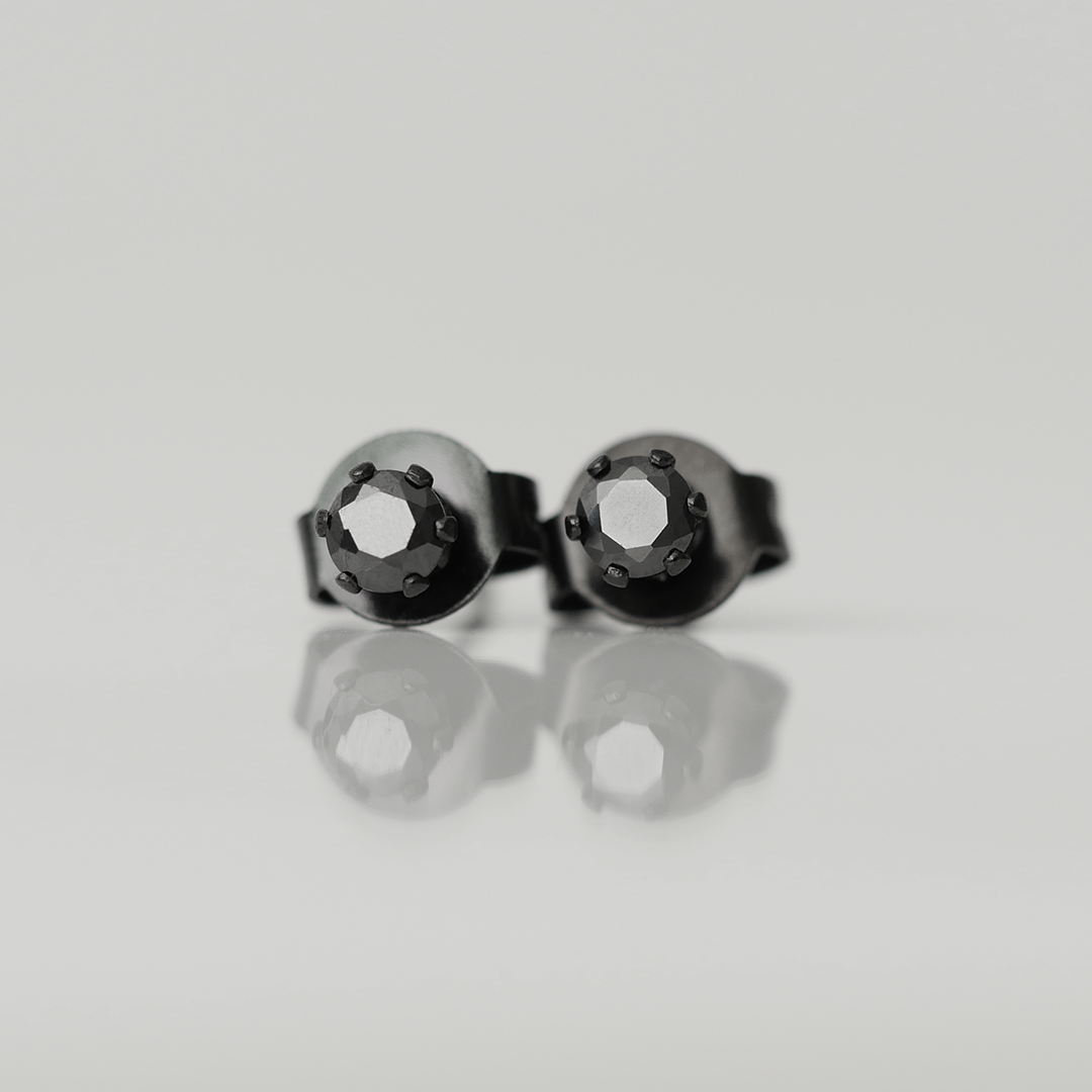 Round Gemstone Studs (3mm)