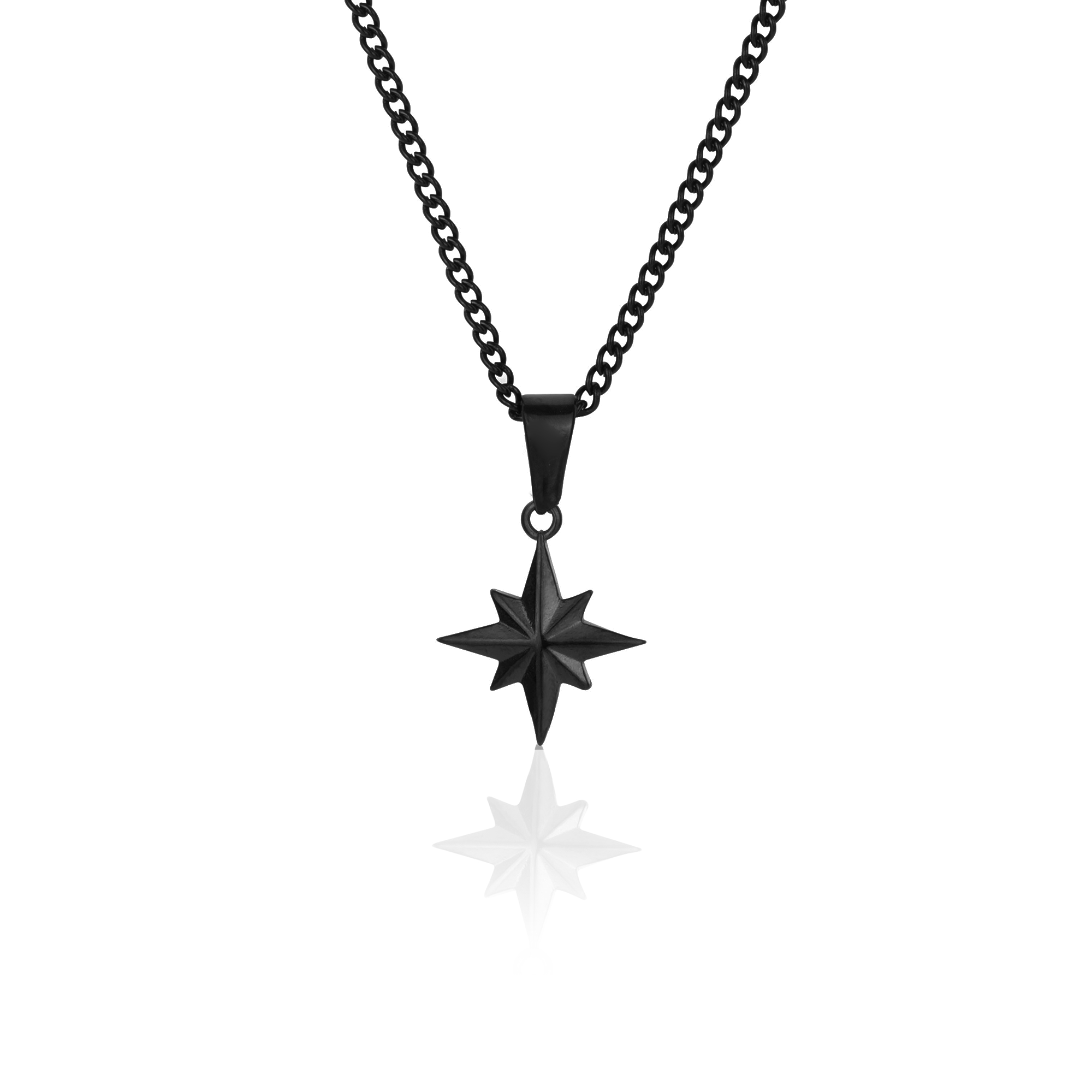 Black online star pendant