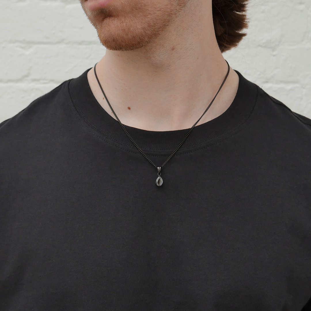 Teardrop Gemstone Pendant