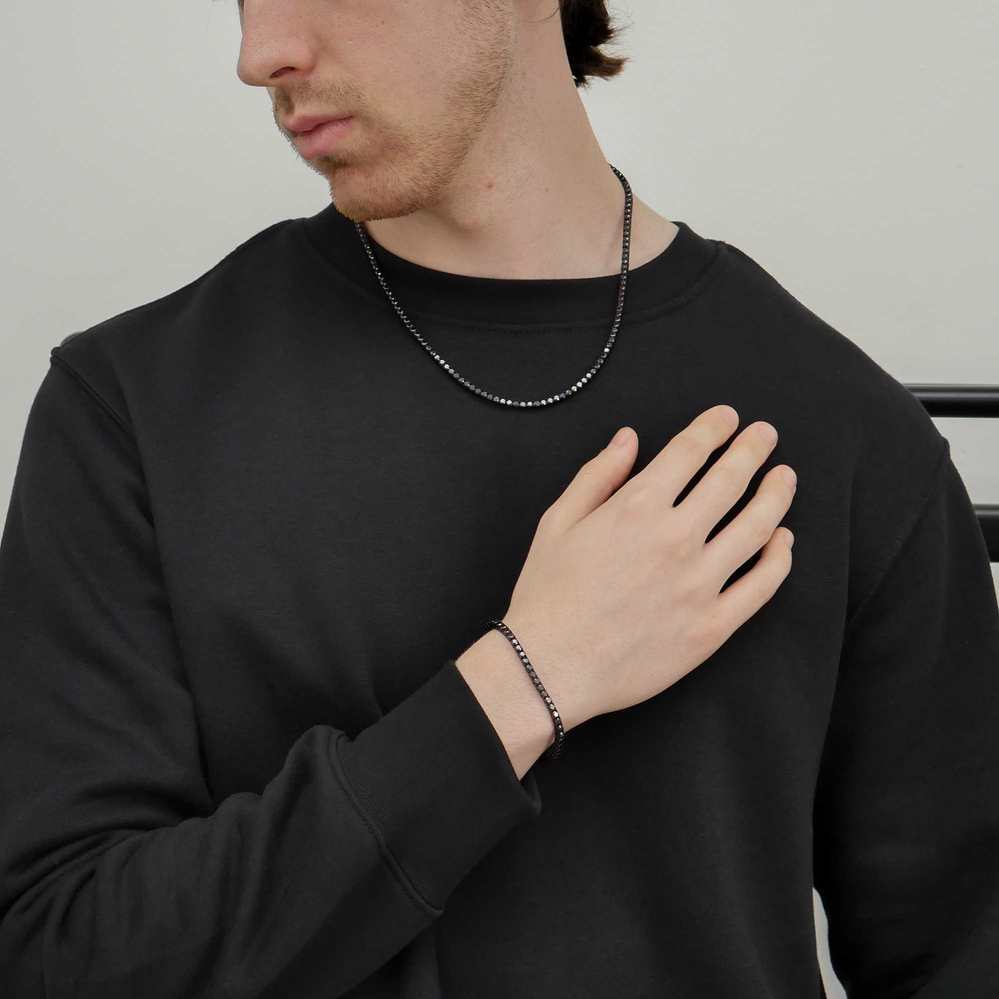 Tennis Chain & Bracelet Set (3mm)