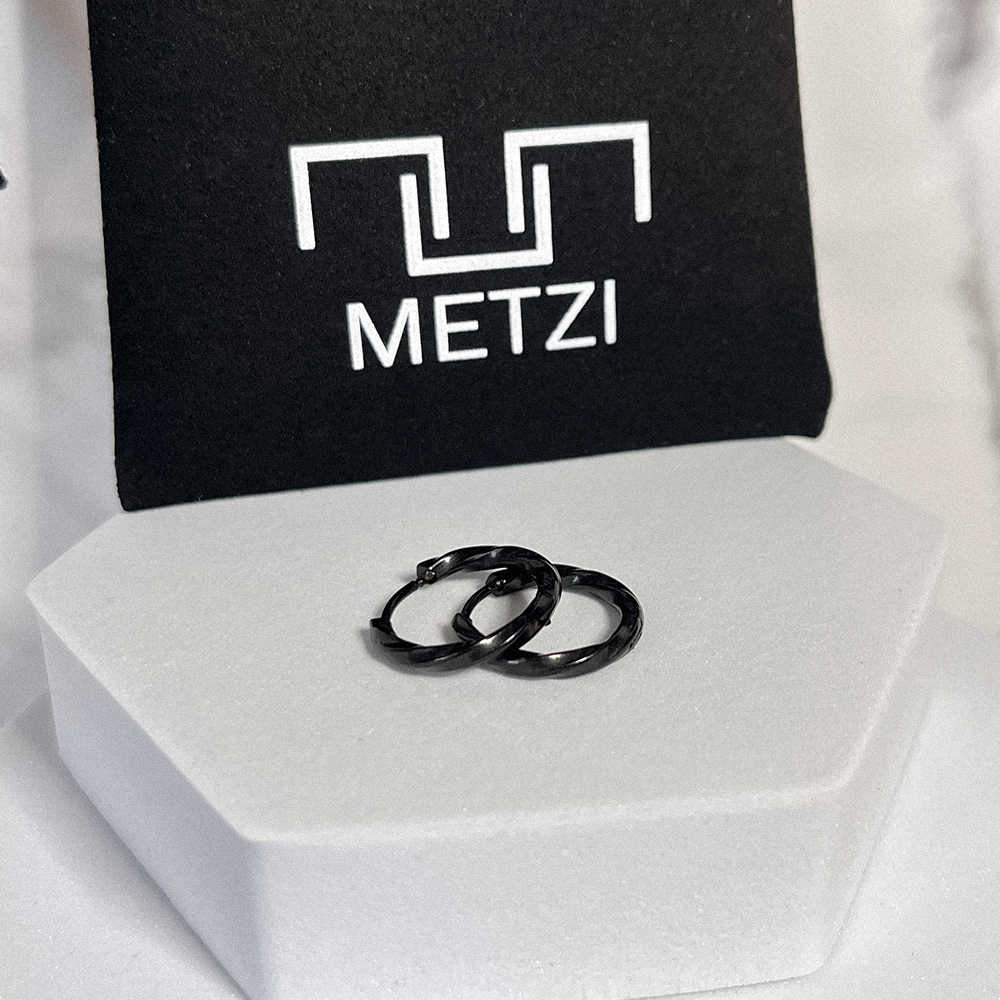 Twisted Hoops (12mm)