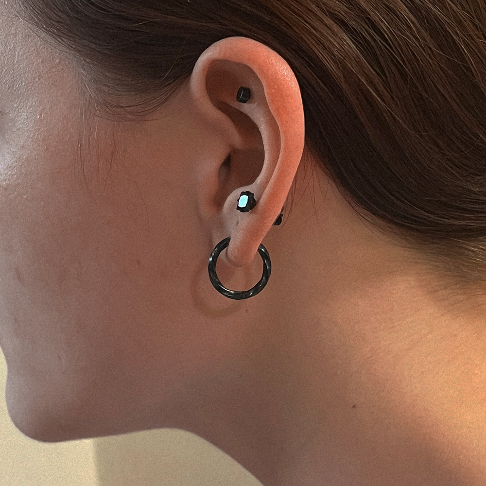 Twisted Hoops (12mm)