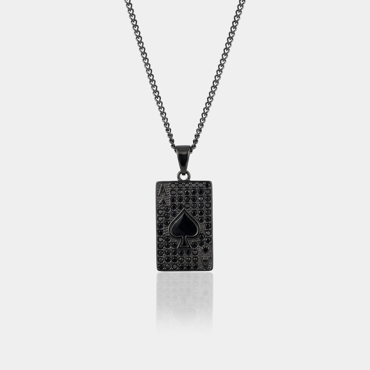 Ace Of Spades Pendant (Black)