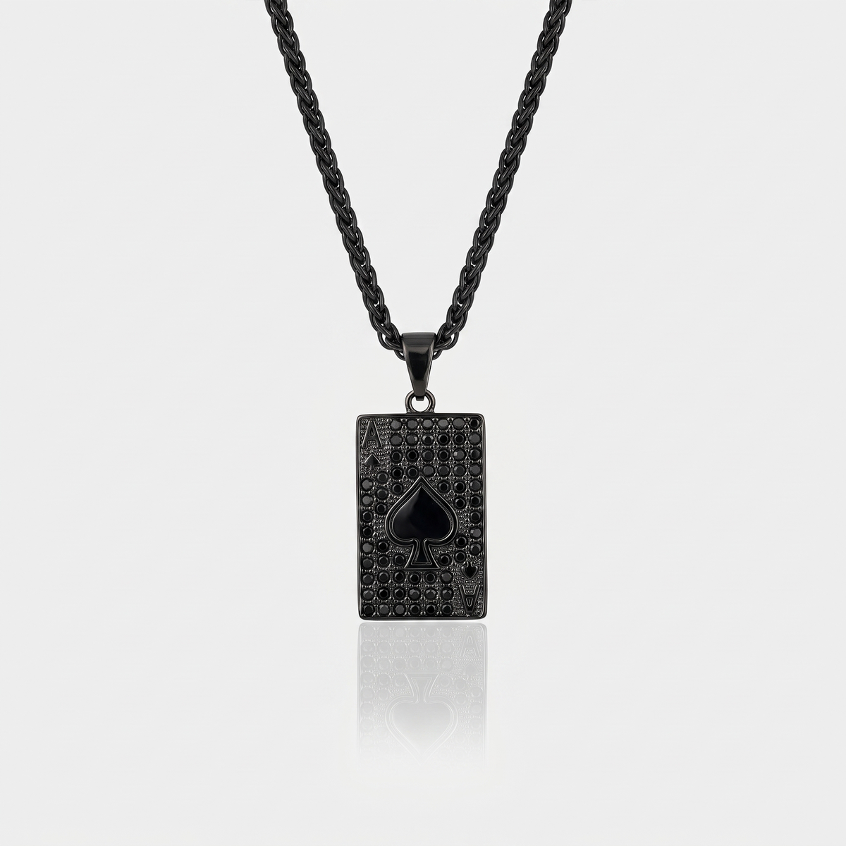 Ace Of Spades Pendant (Black)