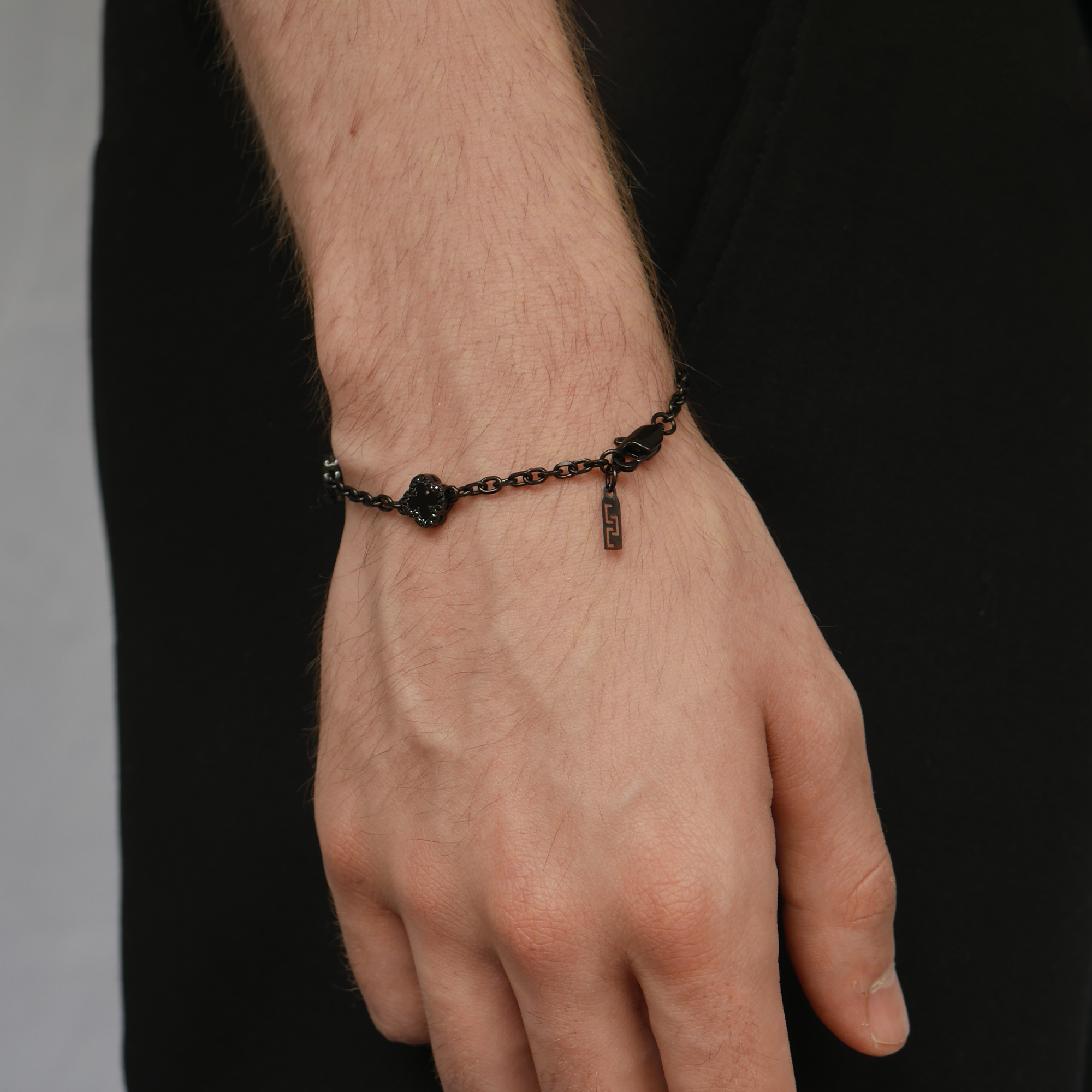 Black Clover Cable Bracelet
