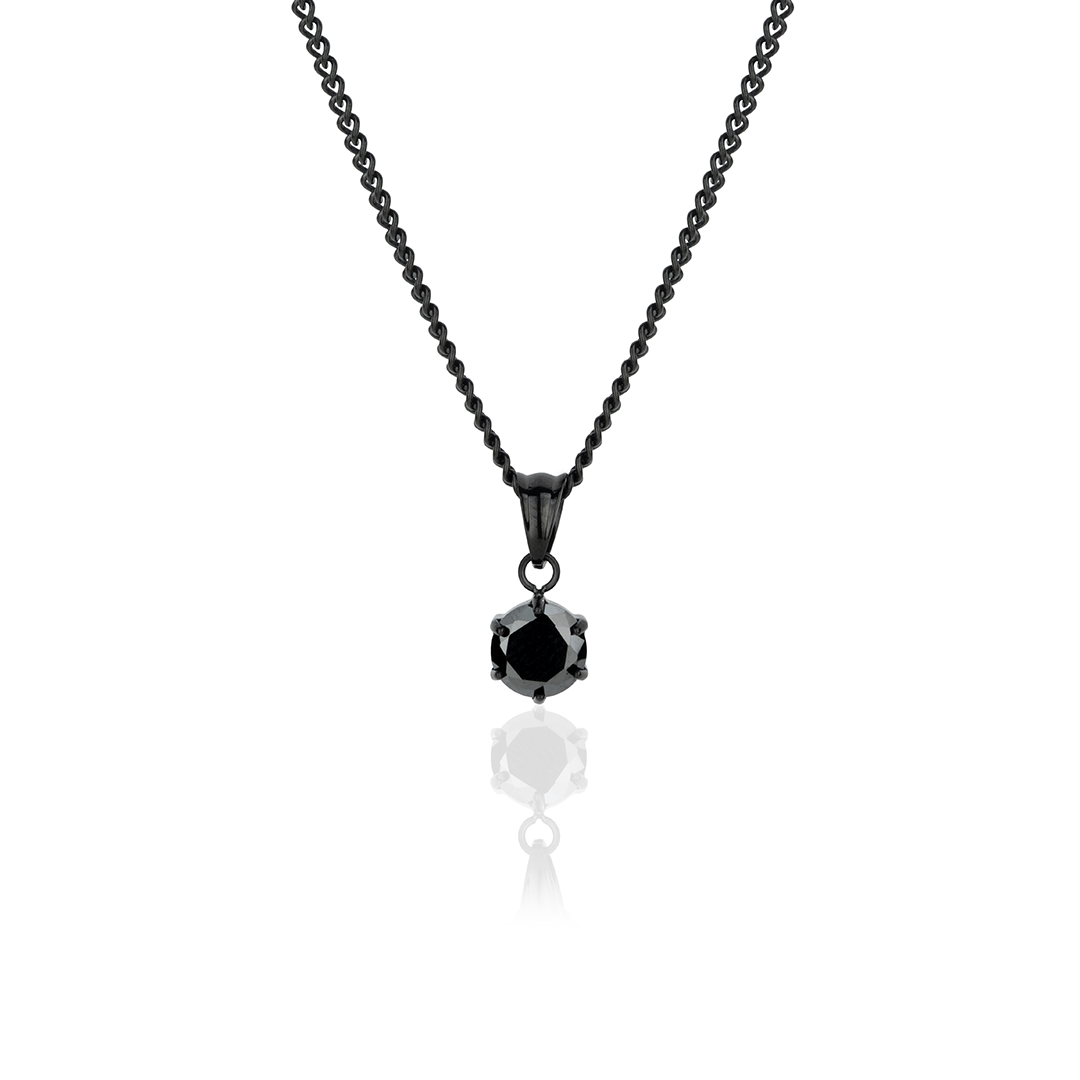 Round Gemstone Pendant