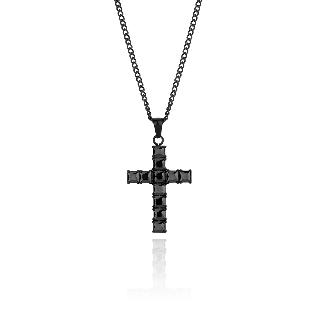 Gemstone Cross Pendant
