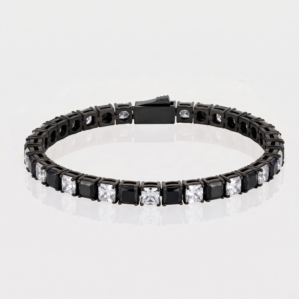 Checkered Tennis Bracelet (5mm)