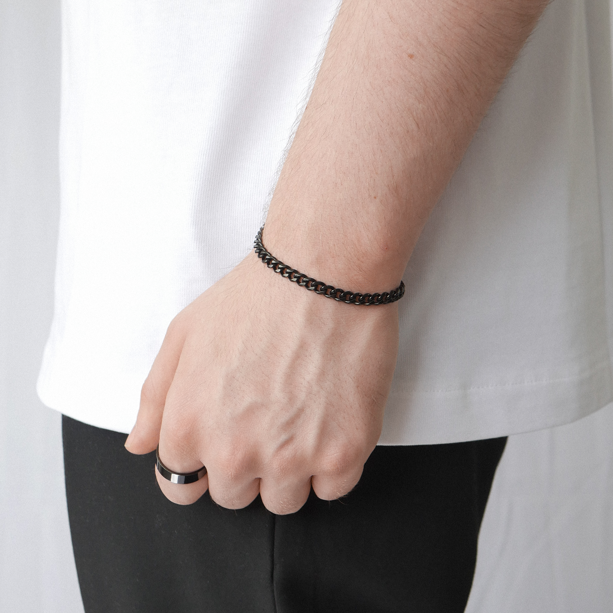 Cuban Chain & Bracelet Set (5mm)