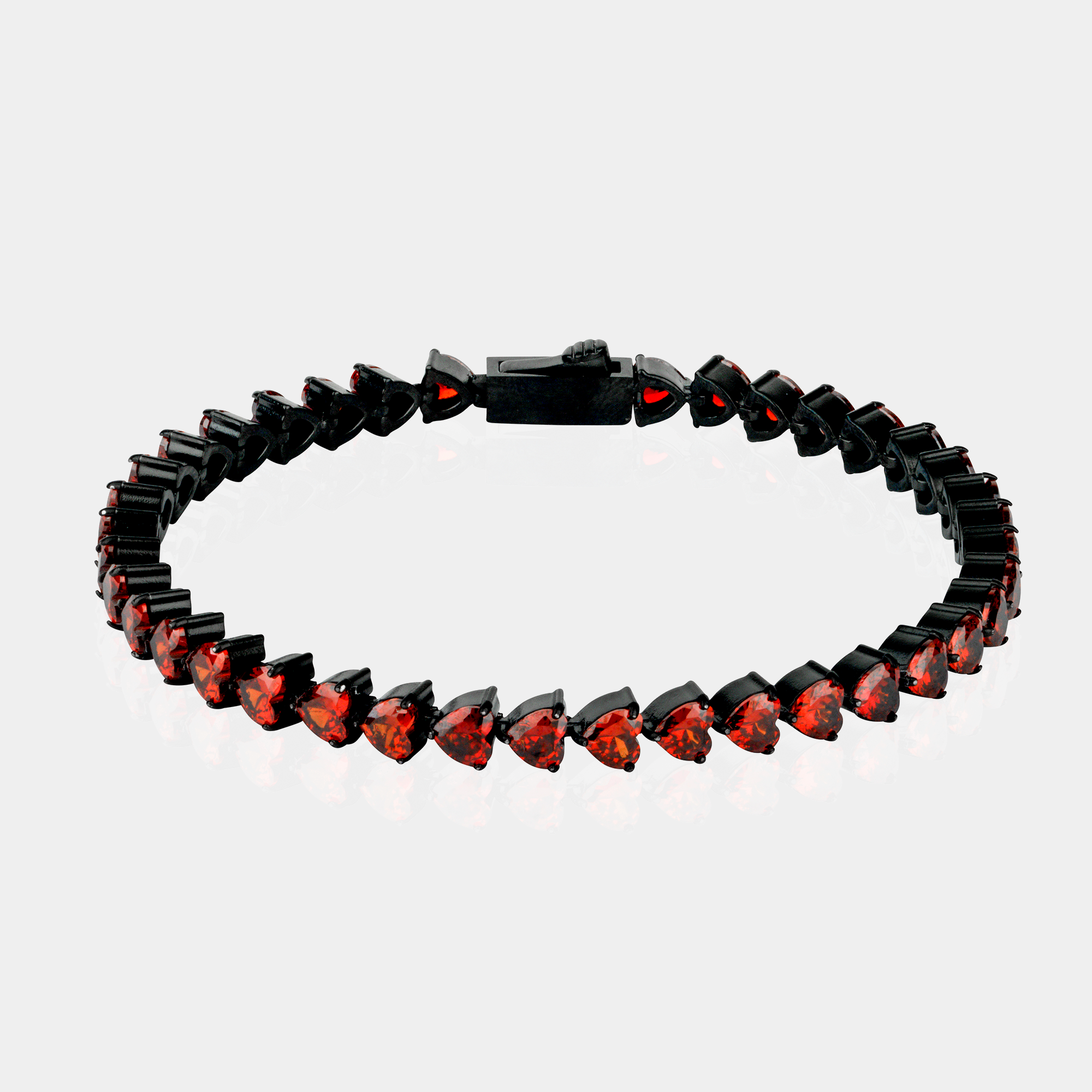 Ember Heart Tennis Bracelet (4mm)
