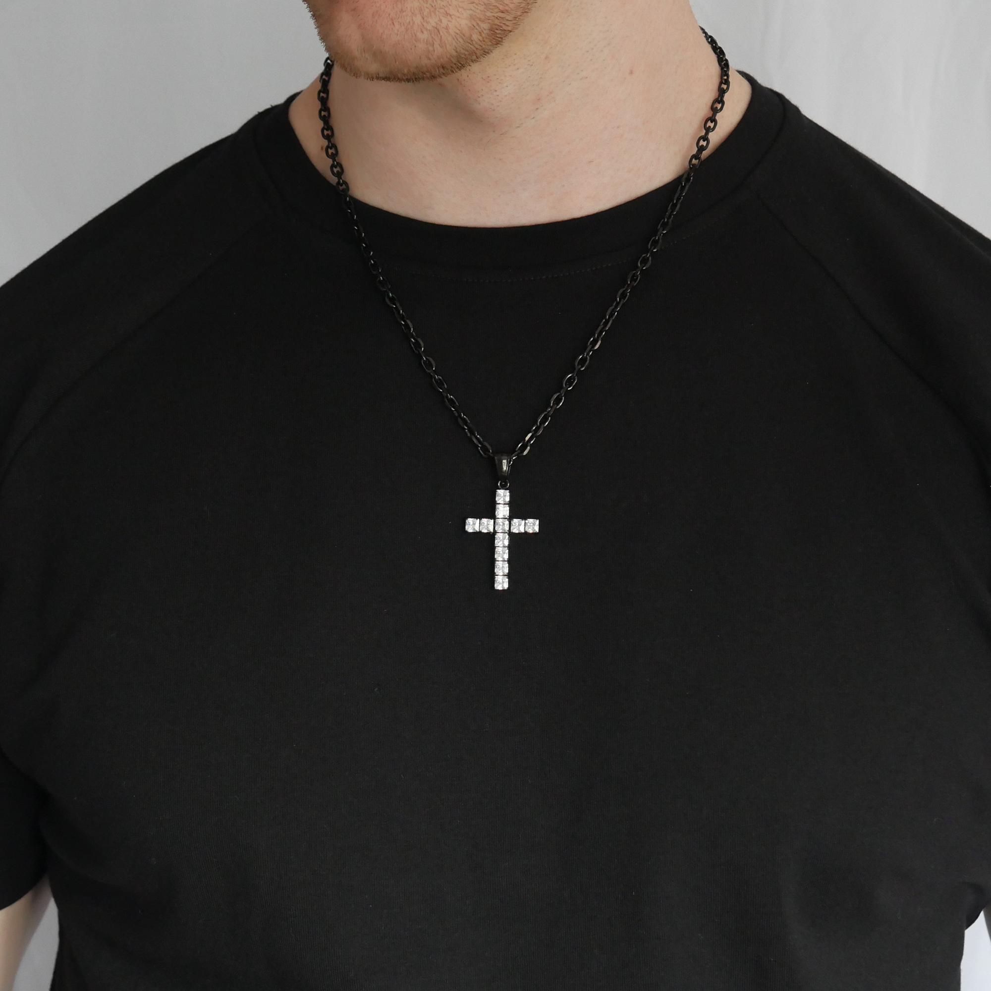 Eternal Gemstone Cross Pendant