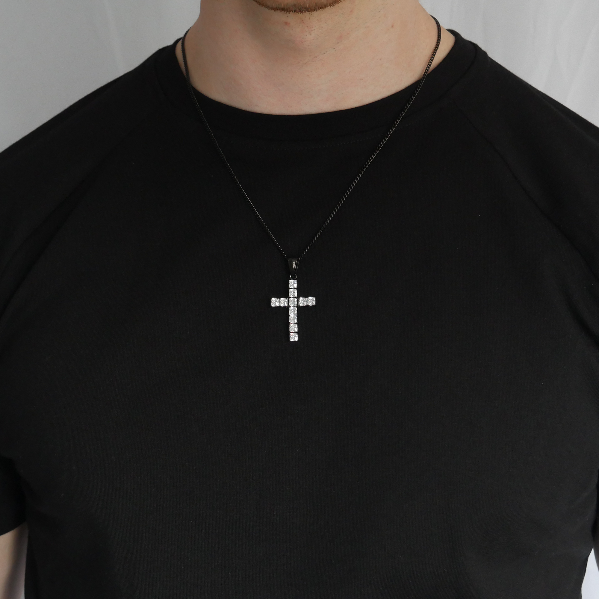 Eternal Gemstone Cross Pendant