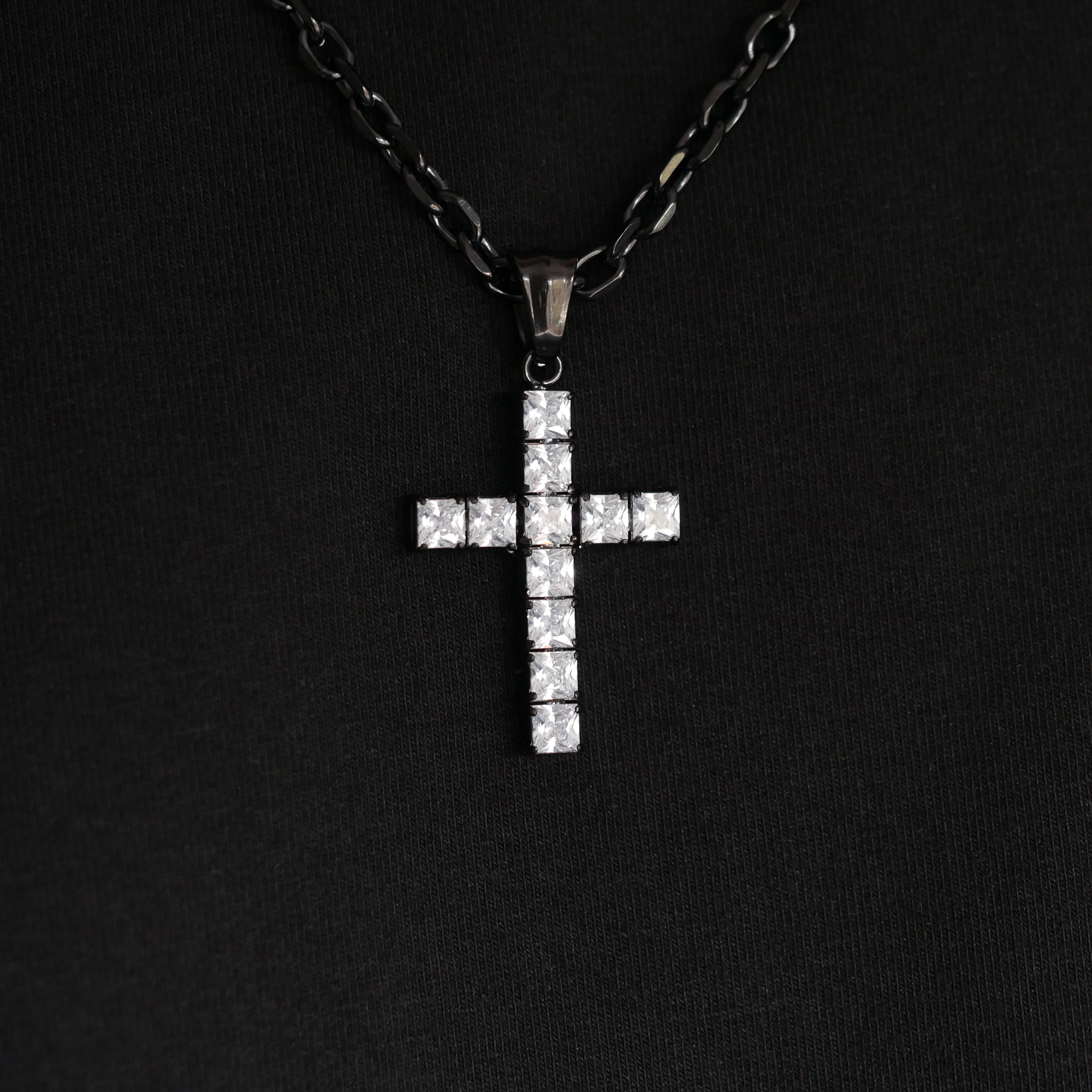 Eternal Gemstone Cross Pendant