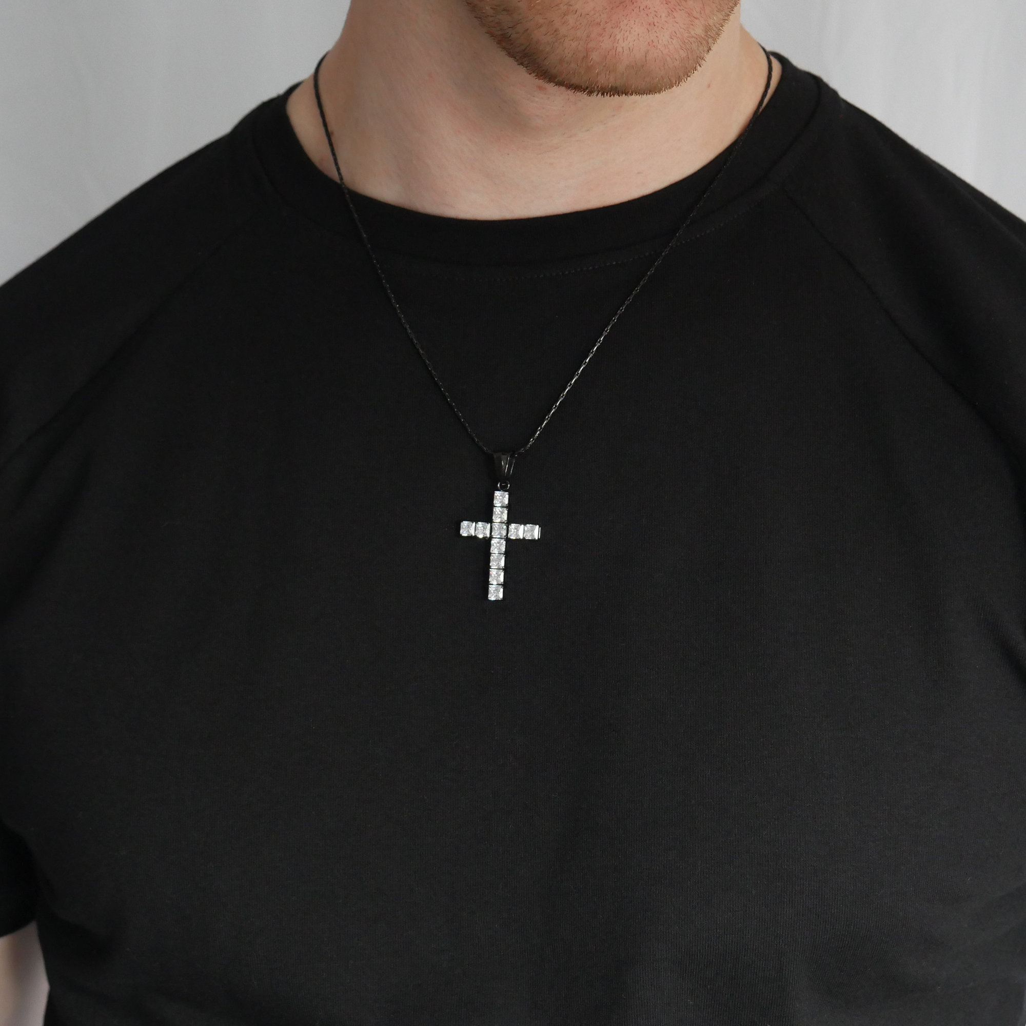 Eternal Gemstone Cross Pendant