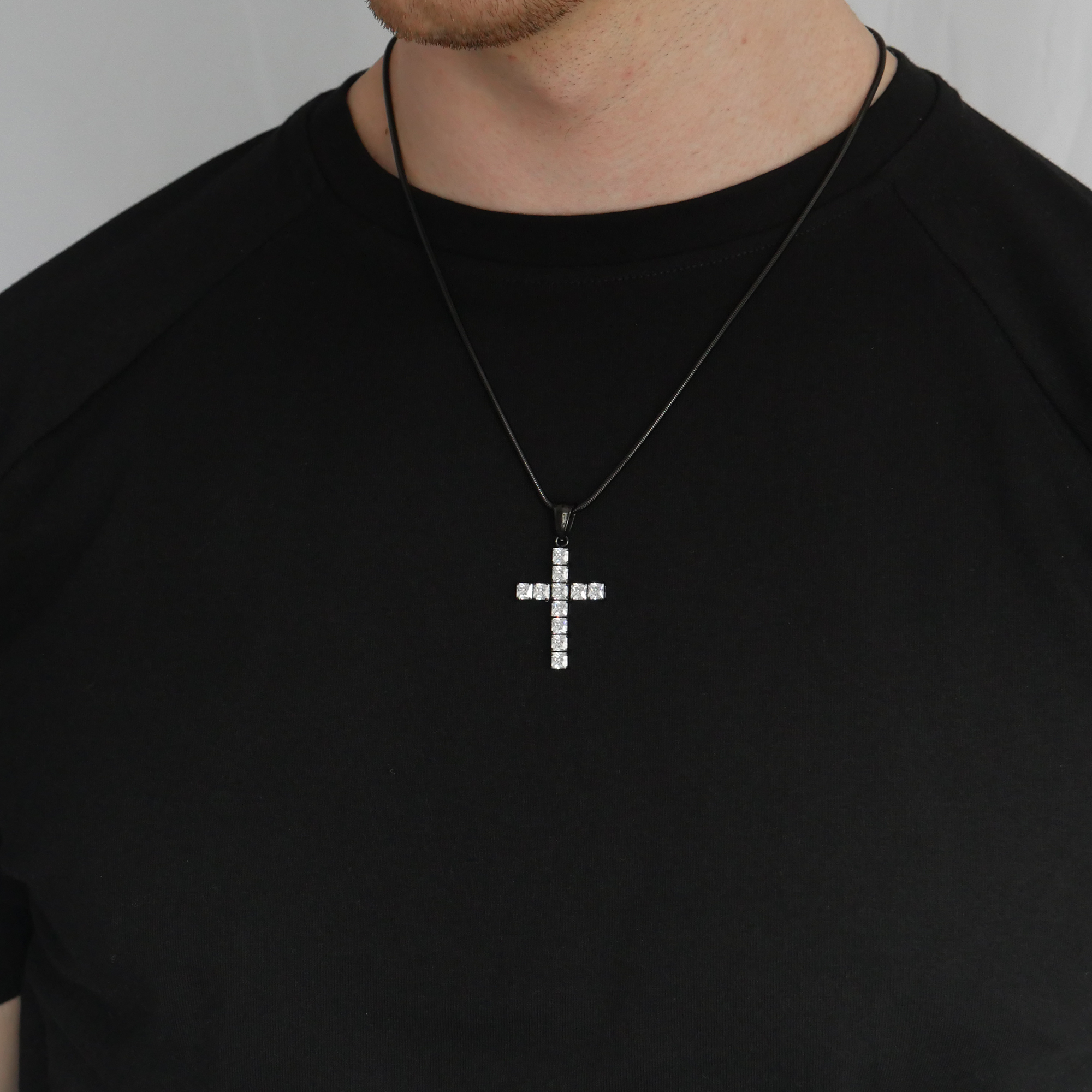 Eternal Gemstone Cross Pendant