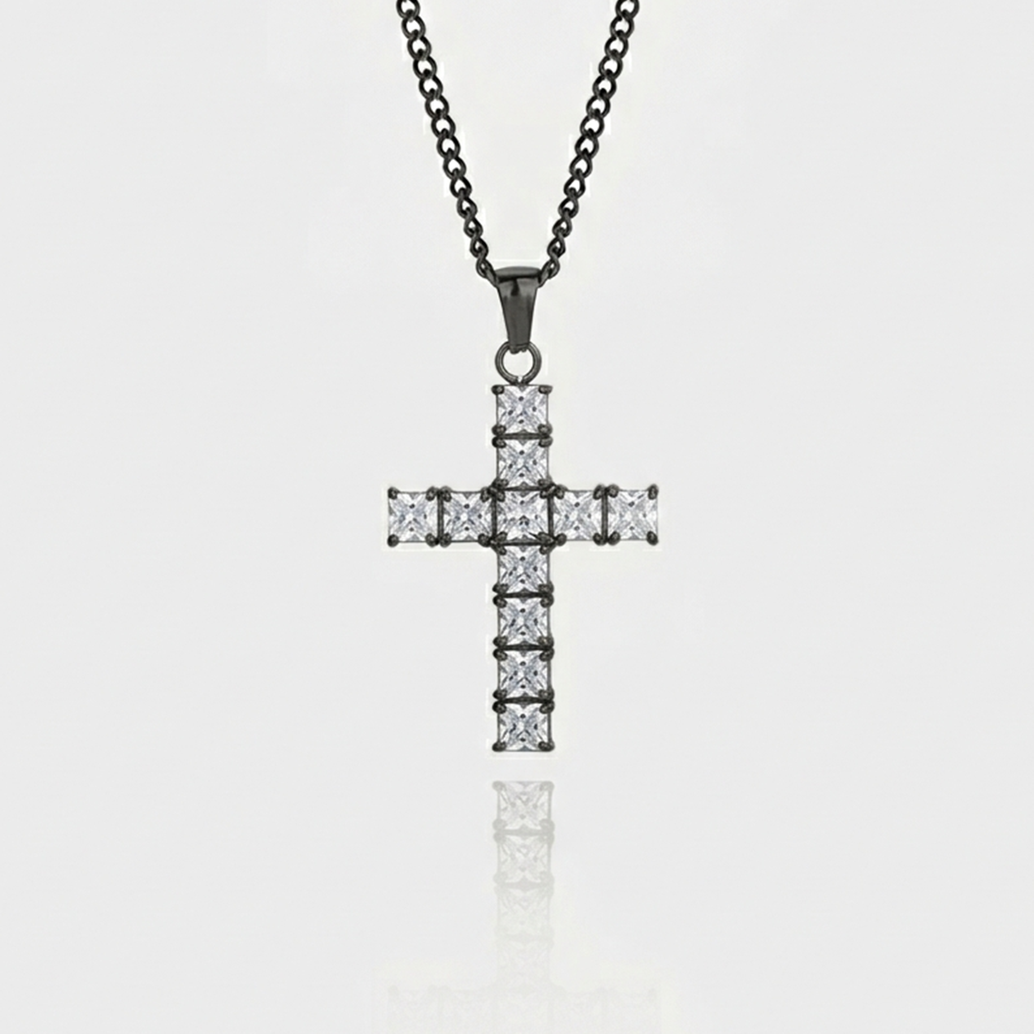 Eternal Gemstone Cross Pendant