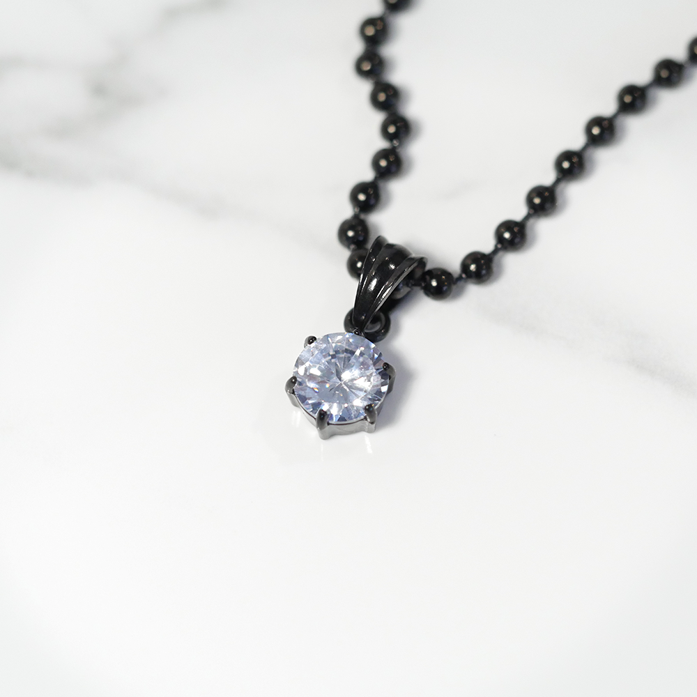 Eternal Round Gemstone Pendant