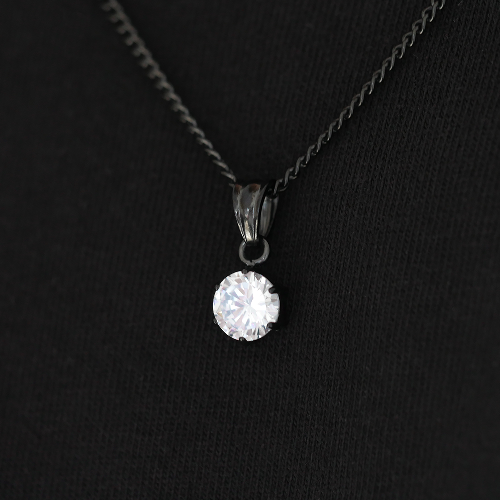 Eternal Round Gemstone Pendant