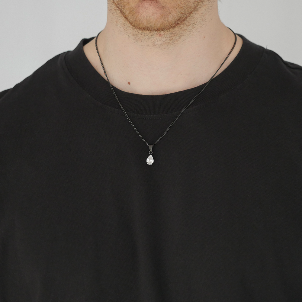 Eternal Teardrop Gemstone Pendant