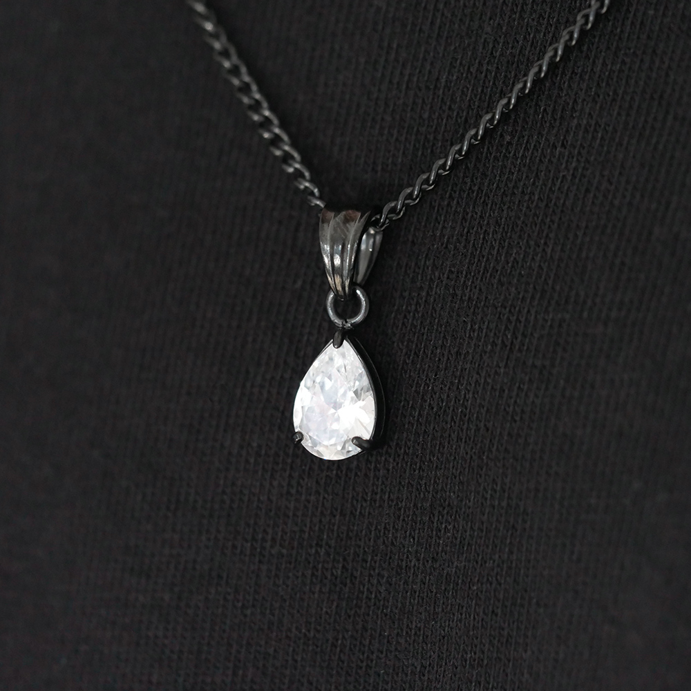 Eternal Teardrop Gemstone Pendant