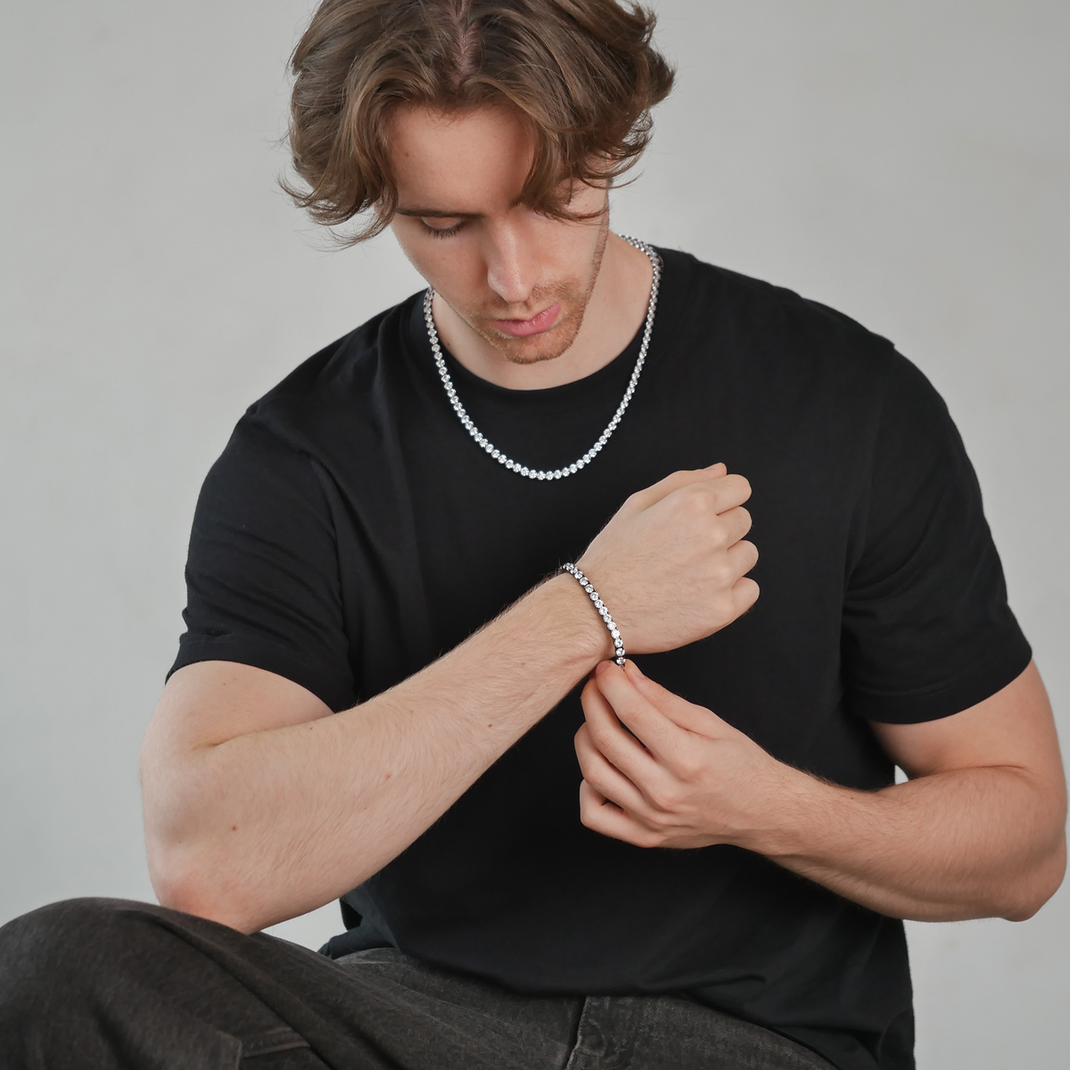 Eternal Tennis Chain & Bracelet Set (5mm)