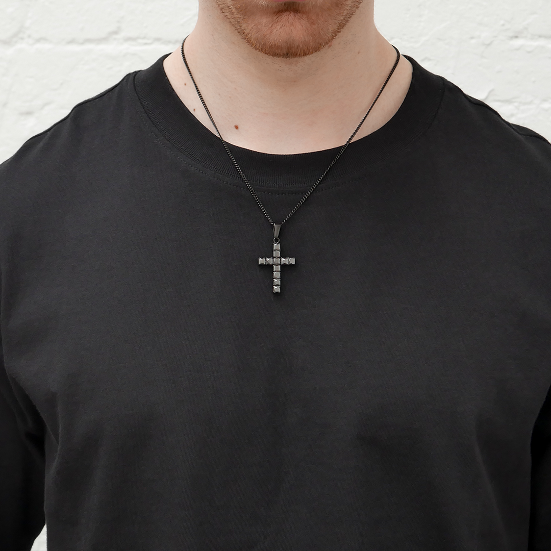 Gemstone Cross Pendant
