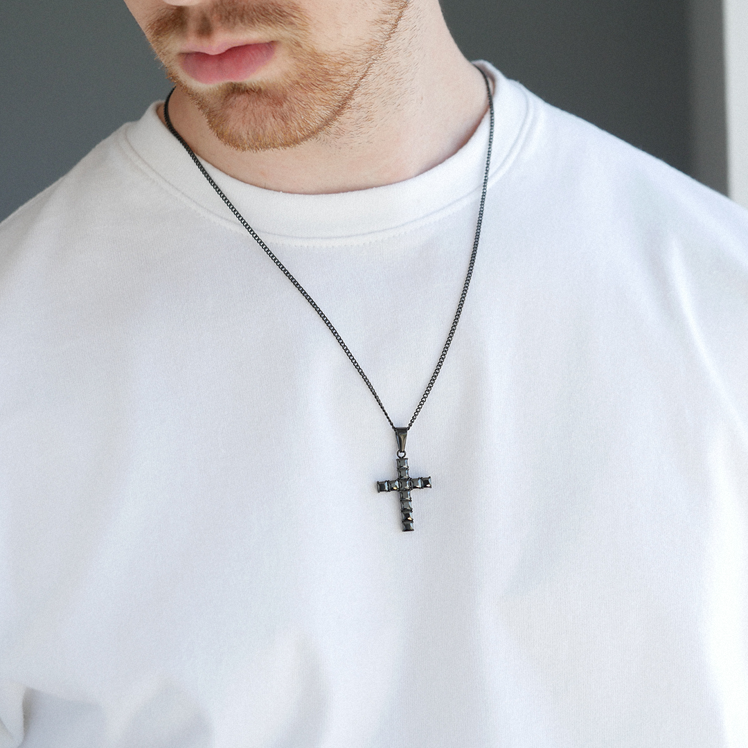 Gemstone Cross Pendant