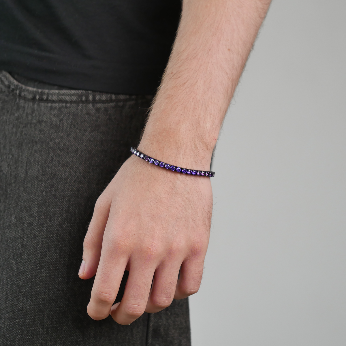 Amethyst Tennis Bracelet (4mm)