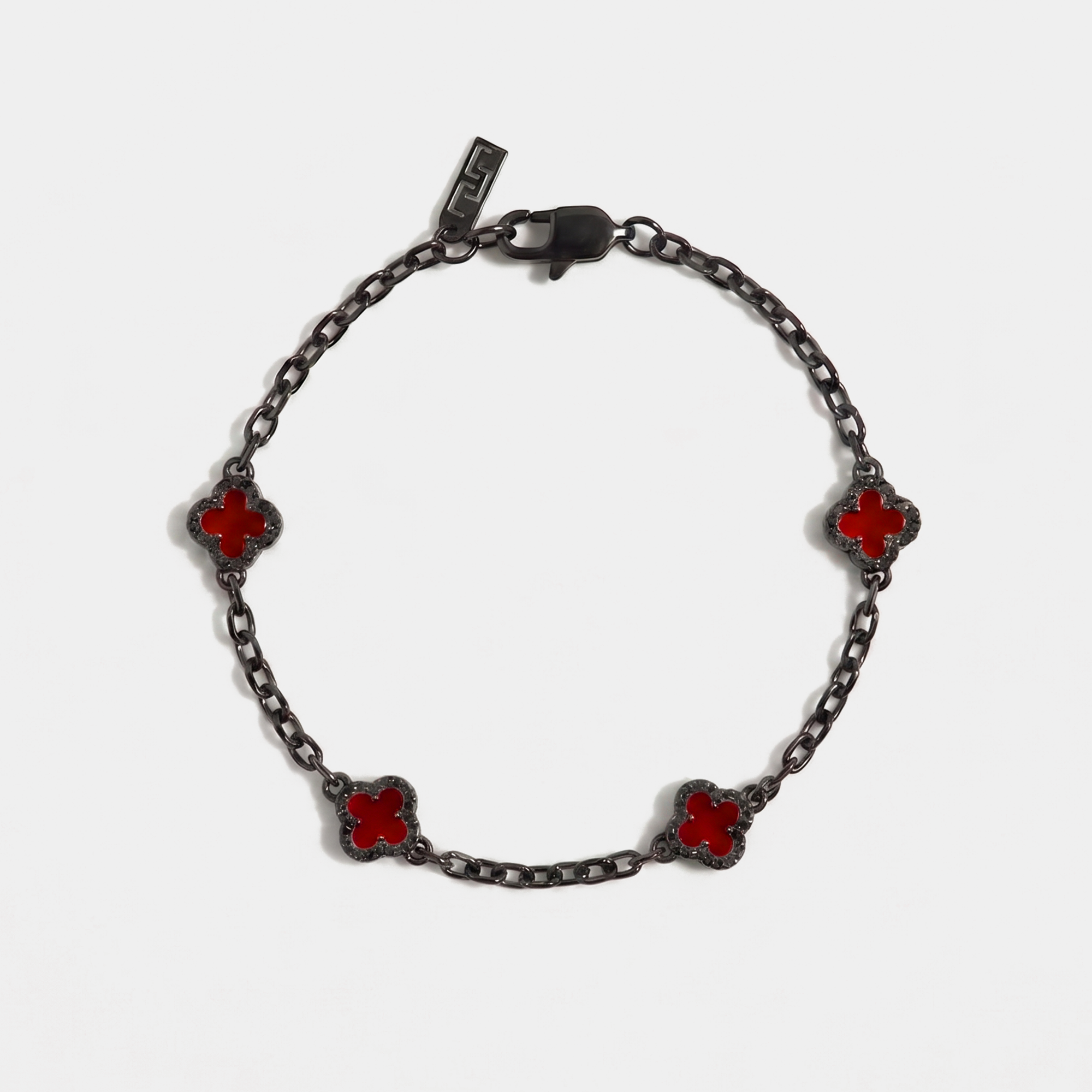 Red Clover Cable Bracelet