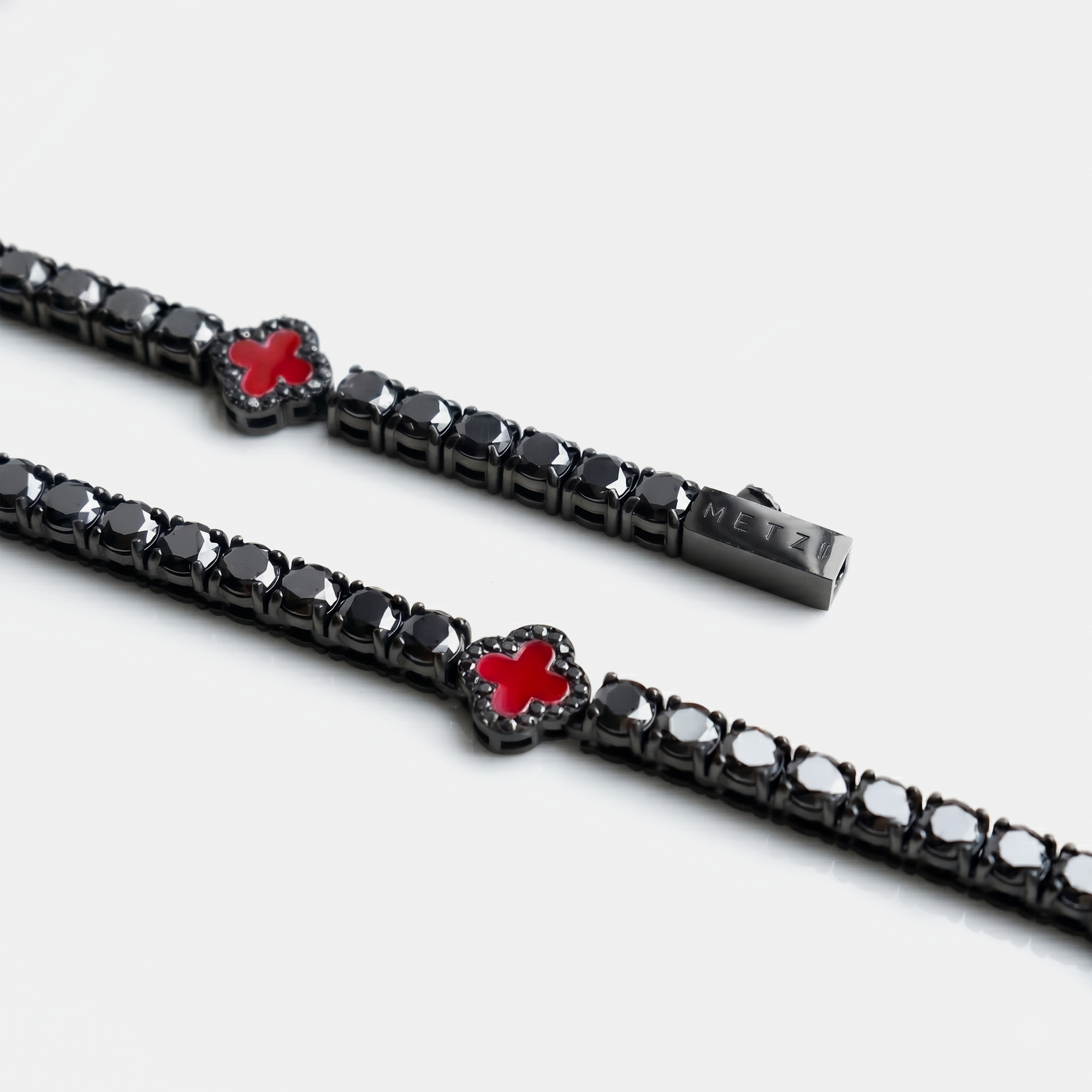 Red Clover Tennis Bracelet