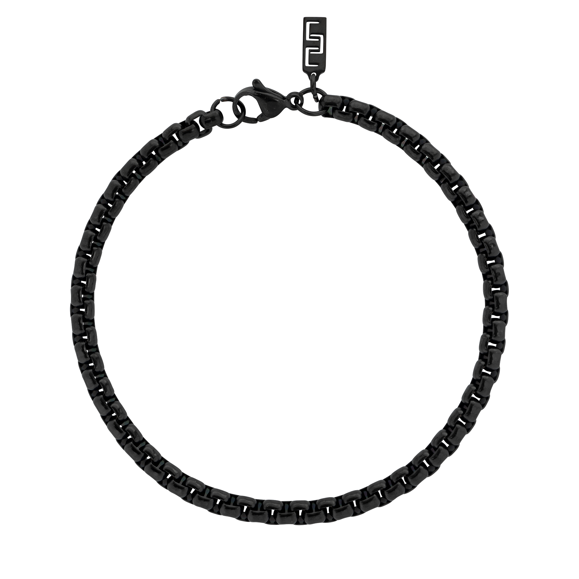 Black Rolo Bracelet, Front