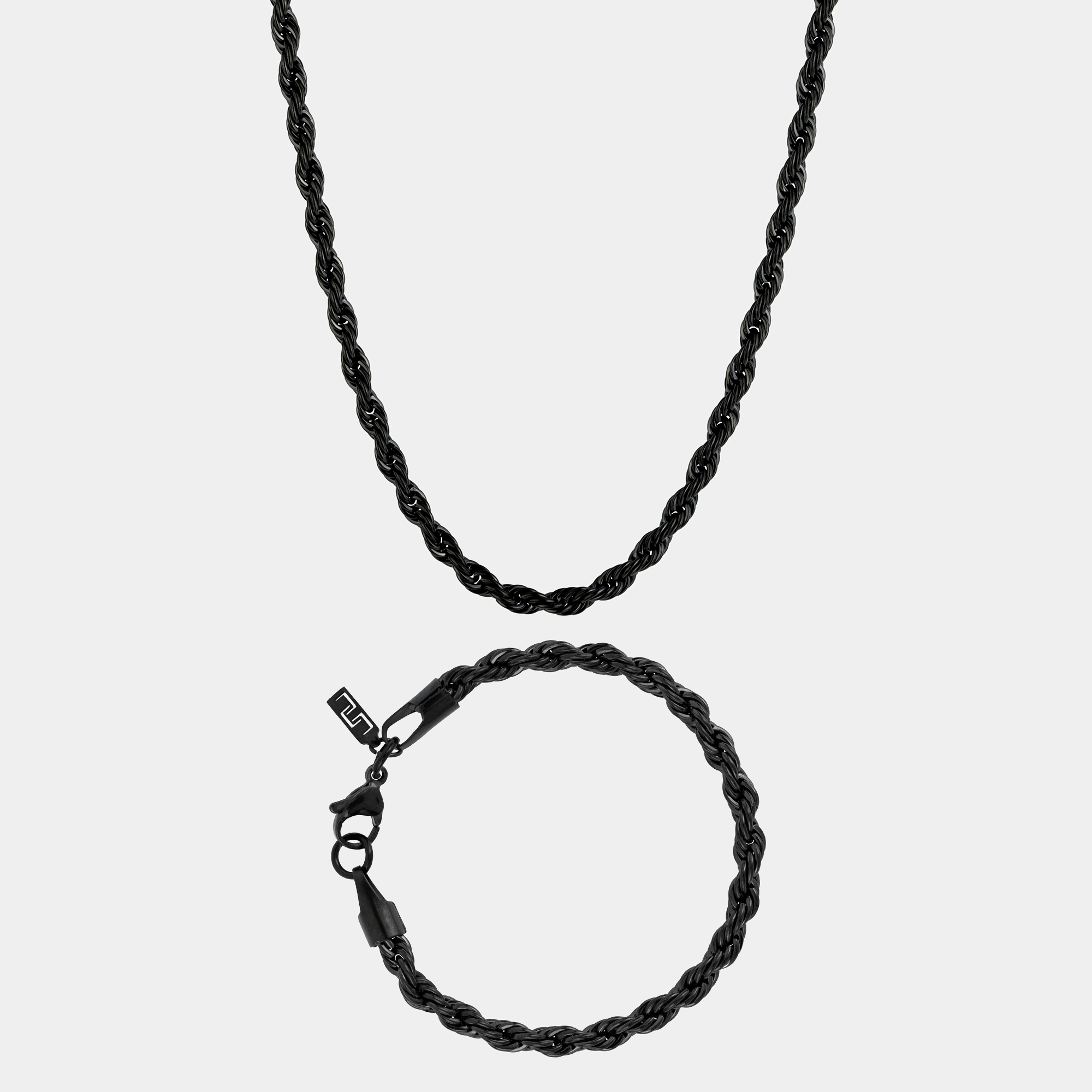 Rope Chain & Bracelet Set (5mm)