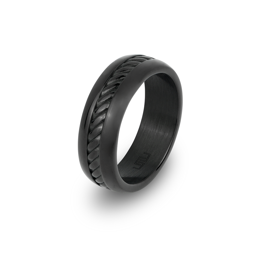 Black Rope Ring, Front