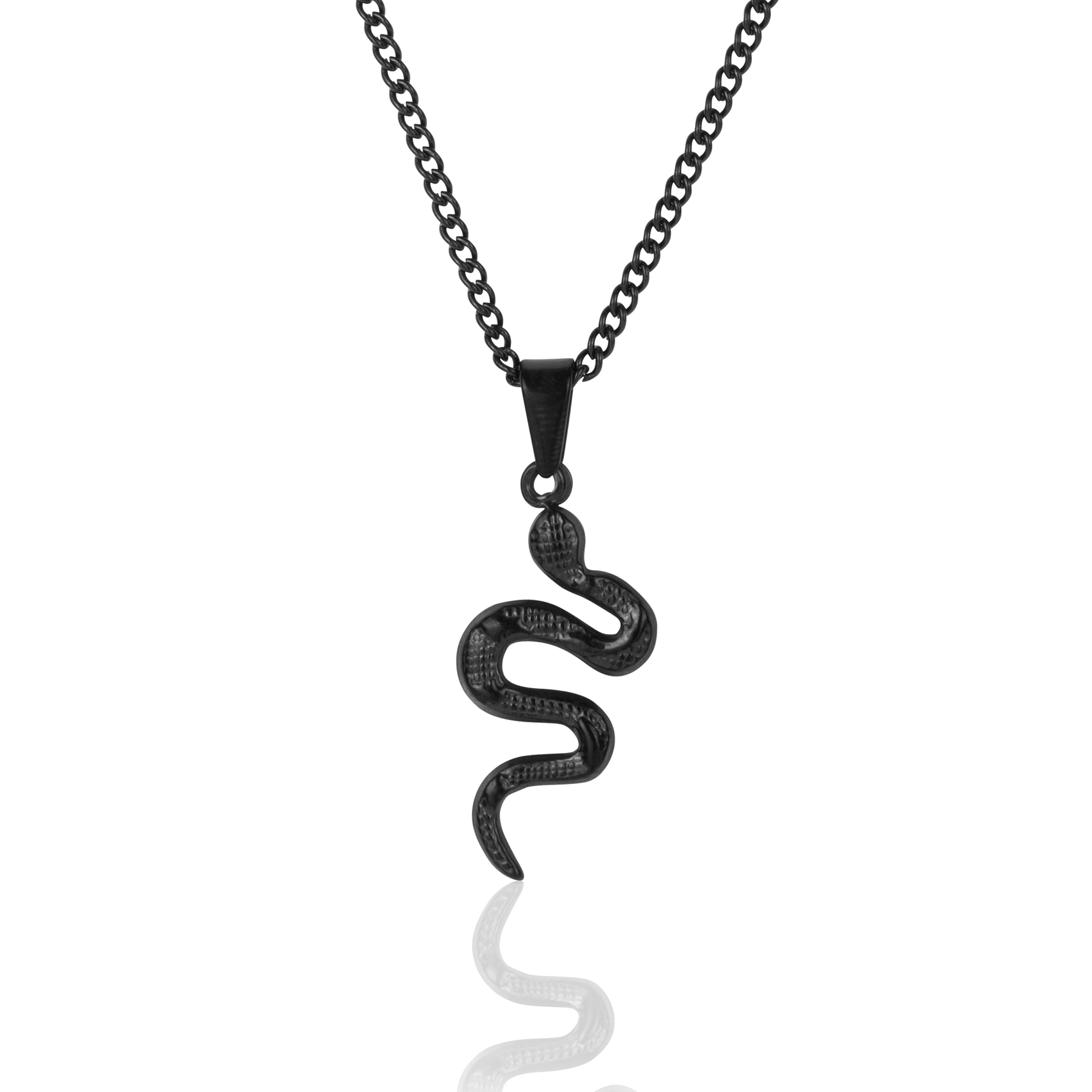 Black Serpent Pendant, Front