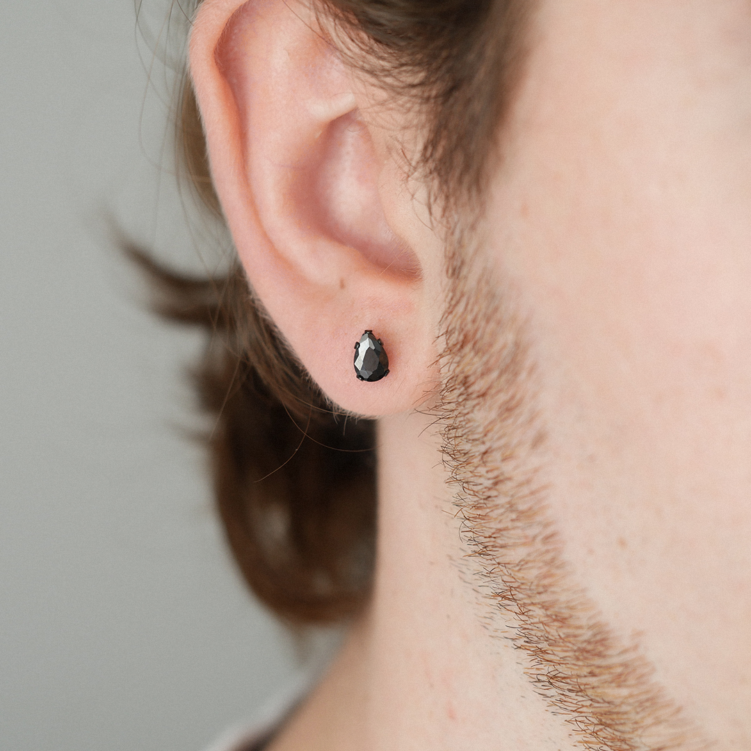 Teardrop Gemstone Studs (5mm)