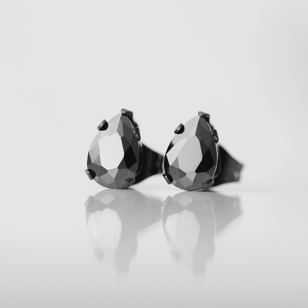 Teardrop Gemstone Studs (5mm)