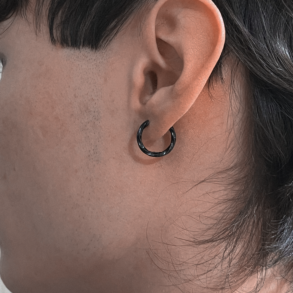 Twisted Hoops (12mm)